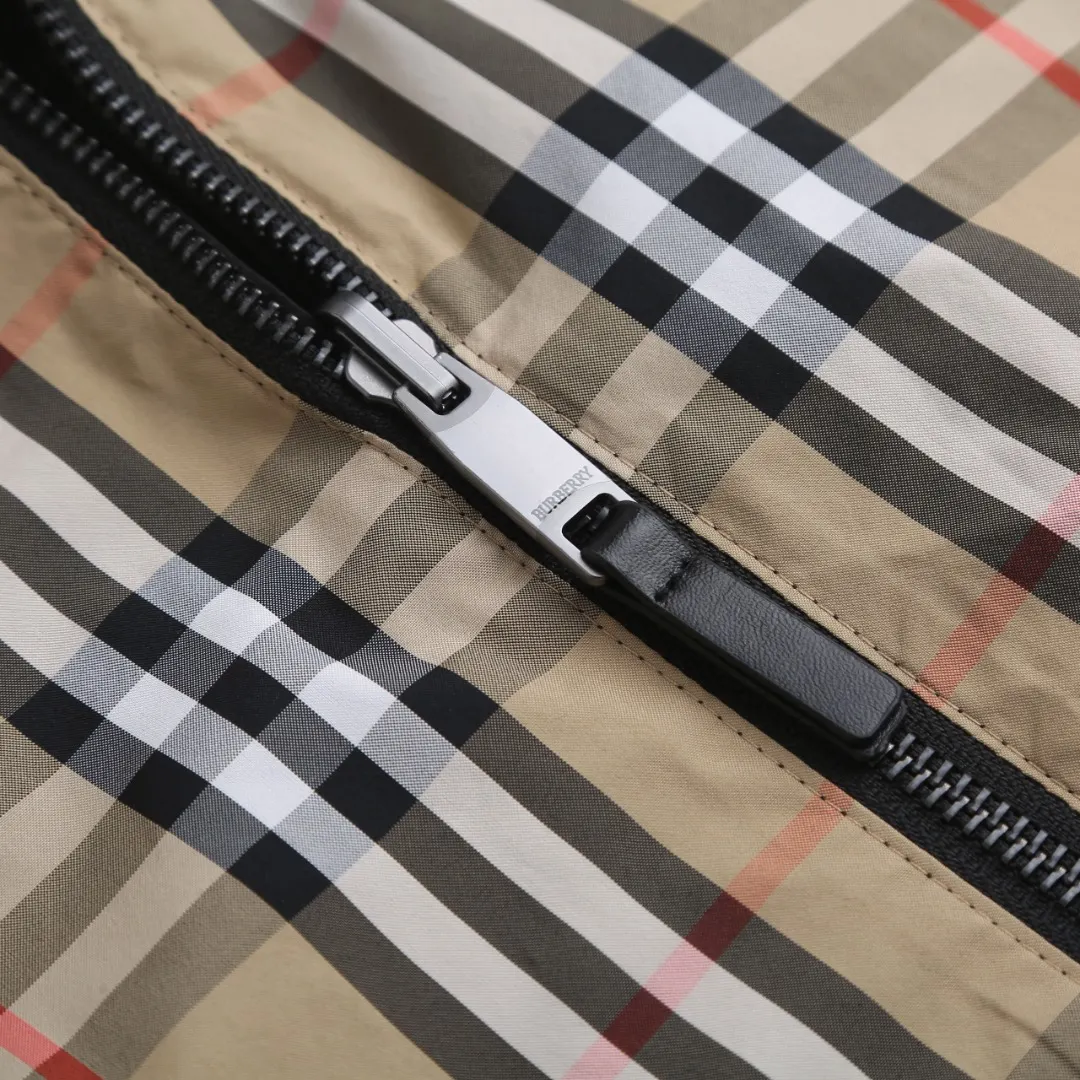 Reversible Check Taffeta Harrington Jacket D30024911 — view 4