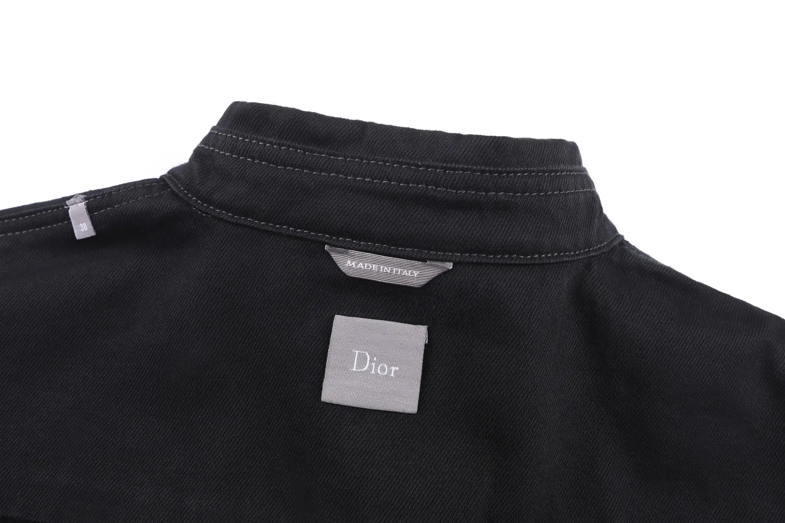 Clover Embroidered Denim Overshirt D30022406 — view 8
