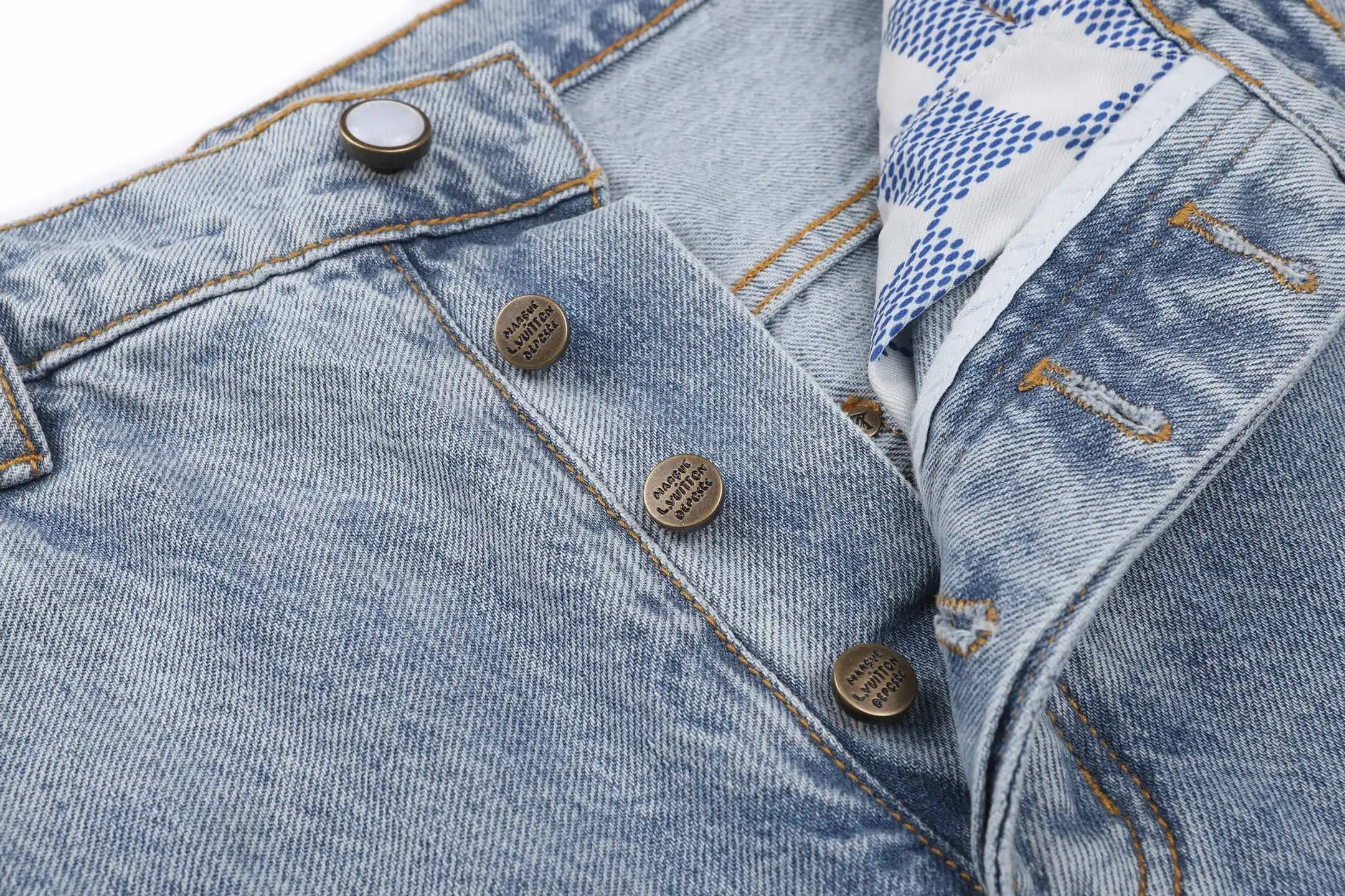 Embroidered Logo Straight-Leg Skate Jeans D30019084 — view 8