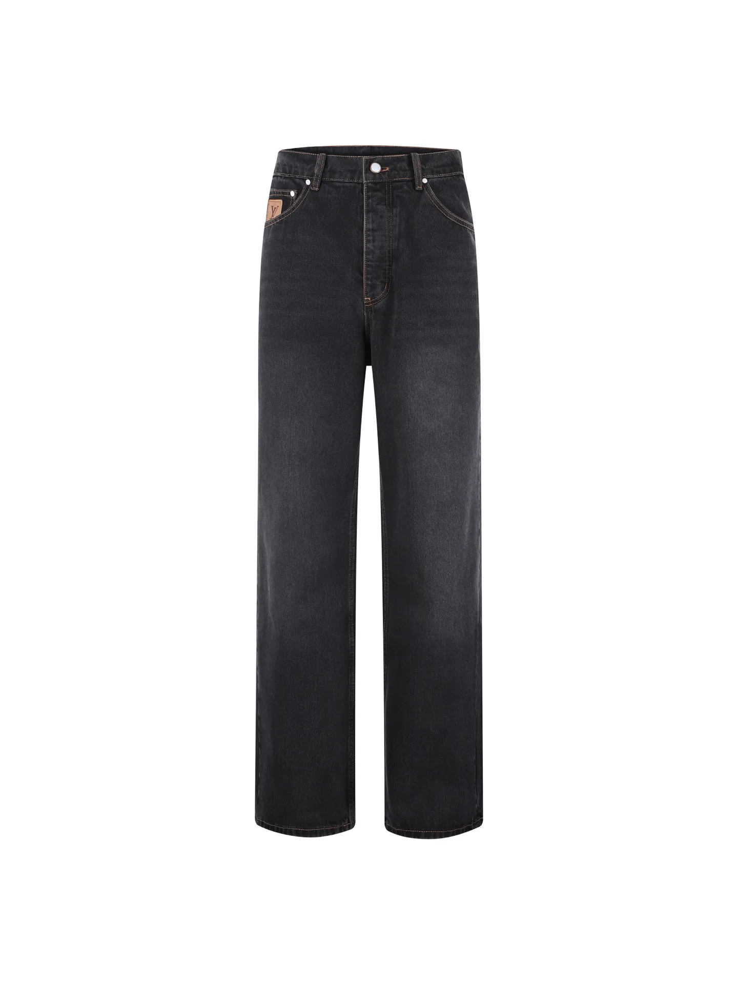 Embroidered Logo Straight-Leg Skate Jeans D30019083