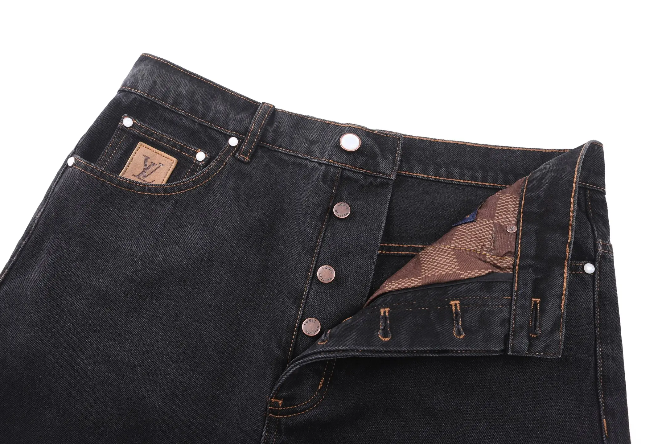 Embroidered Logo Straight-Leg Skate Jeans D30019083 — view 3