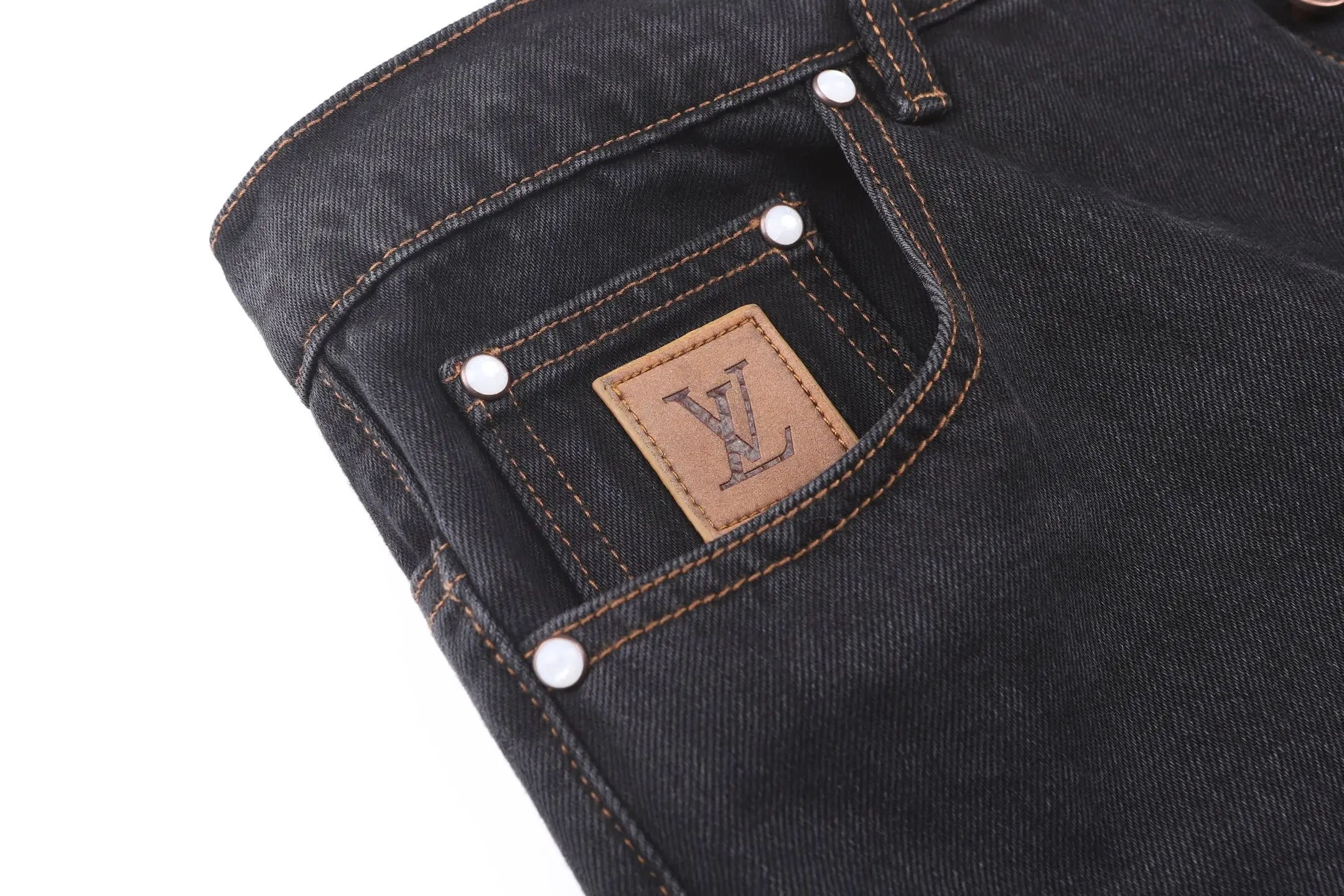 Embroidered Logo Straight-Leg Skate Jeans D30019083 — view 7