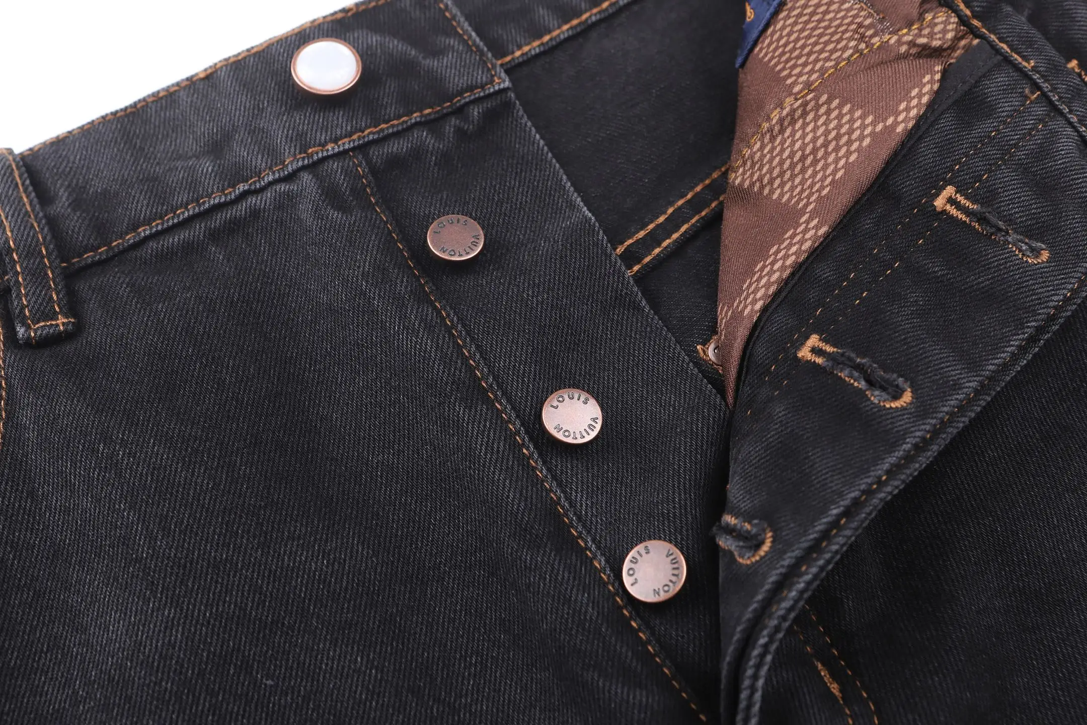 Embroidered Logo Straight-Leg Skate Jeans D30019083 — view 8