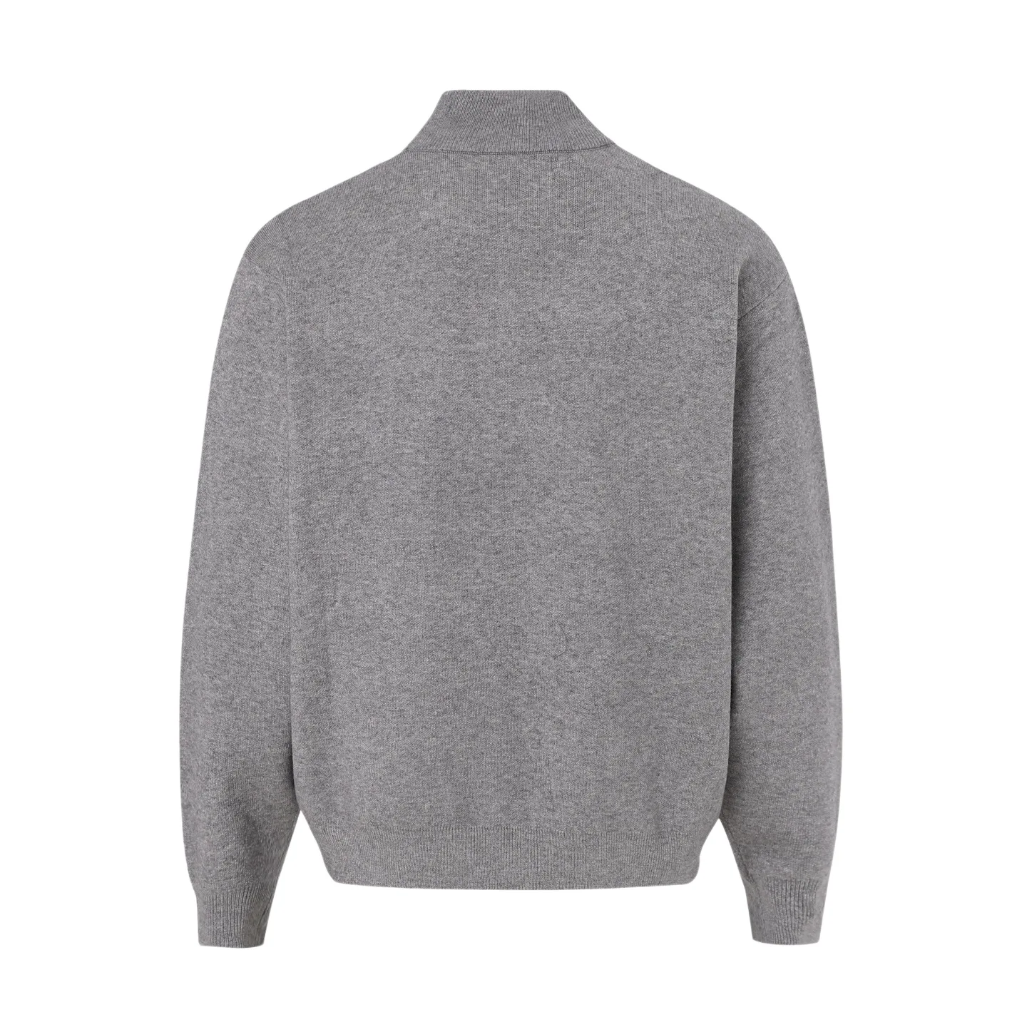 Logo-Intarsia Half-Zip Wool Sweater D30022335 — view 2