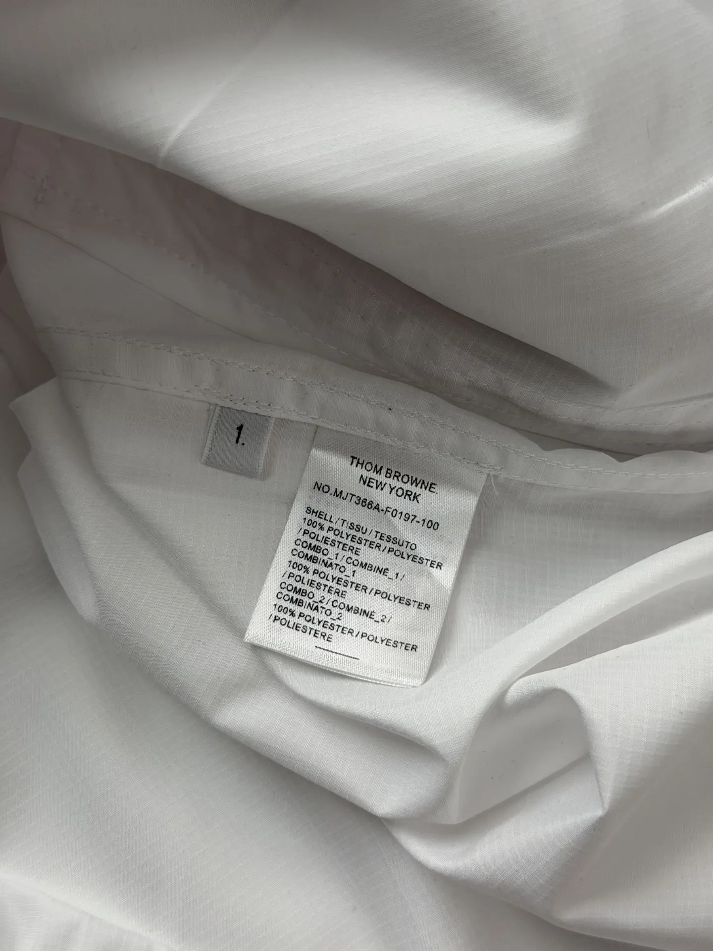 4-Bar Stripe Hooded Windbreaker D30018656 — view 11