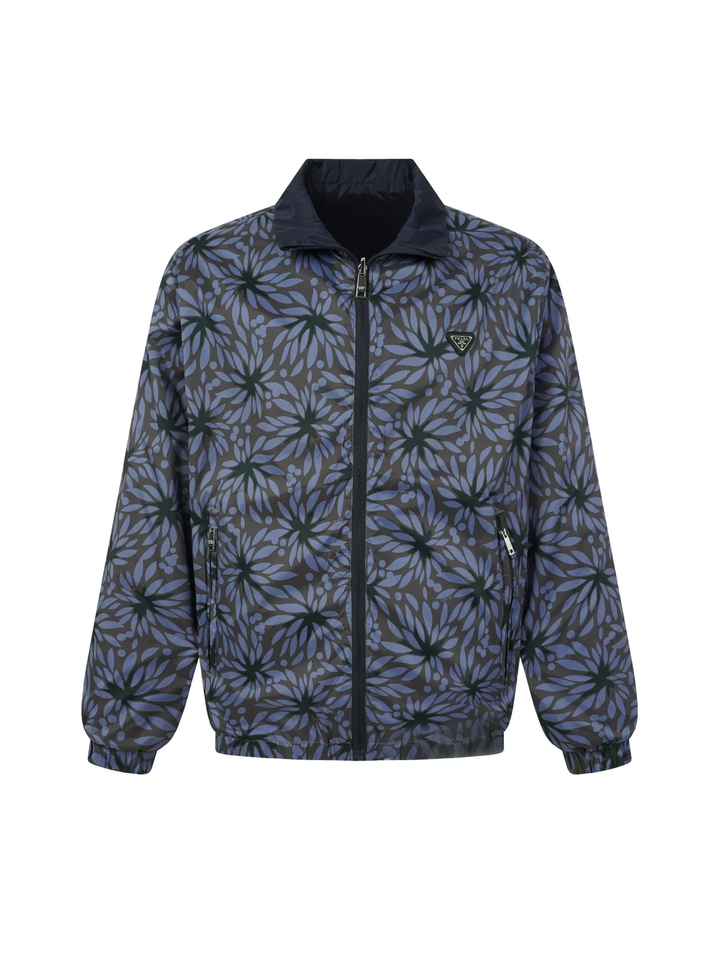 Reversible Floral-Print Re-Nylon Jacket D30024913