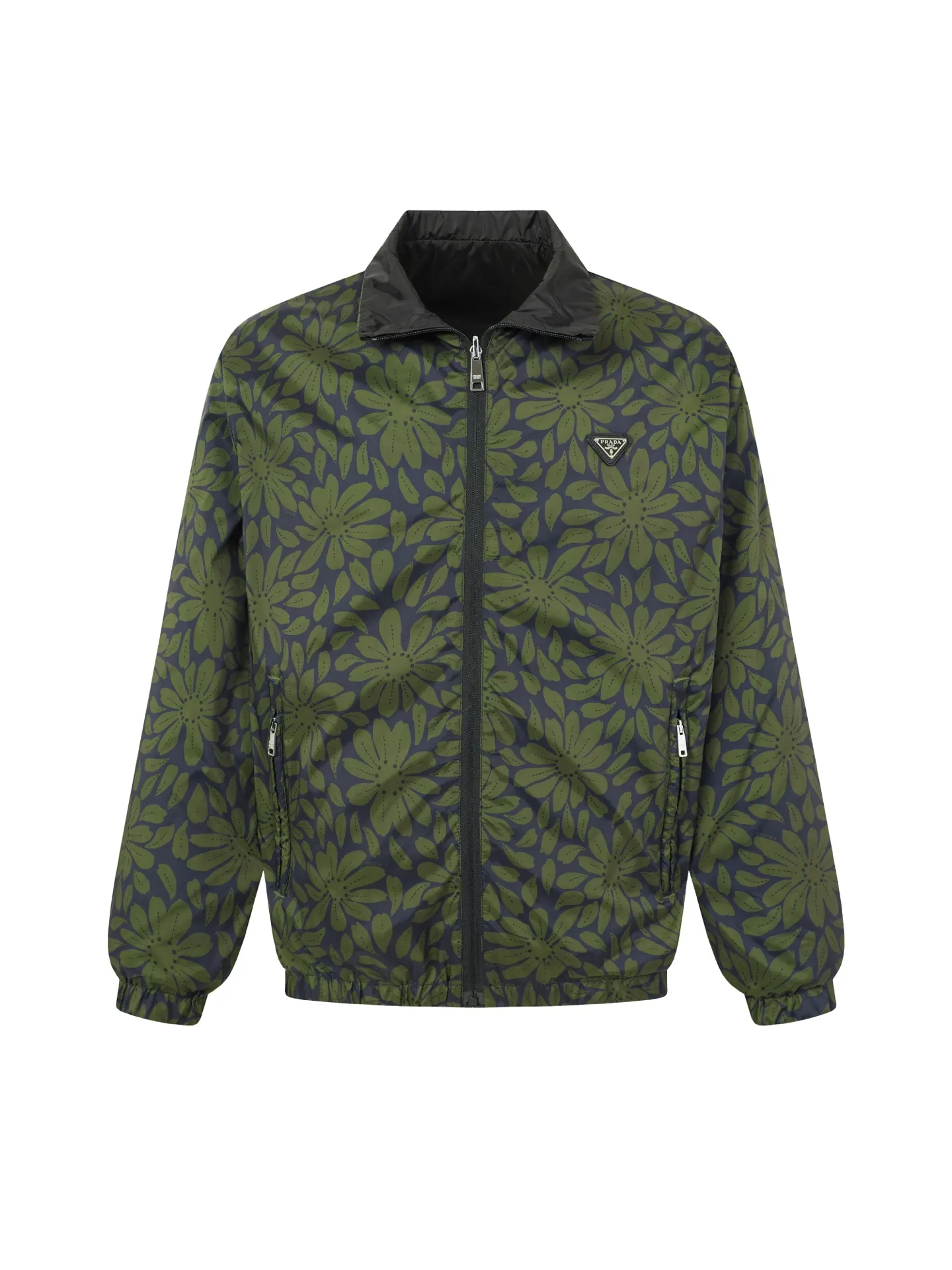 Reversible Floral-Print Nylon Jacket D30024912