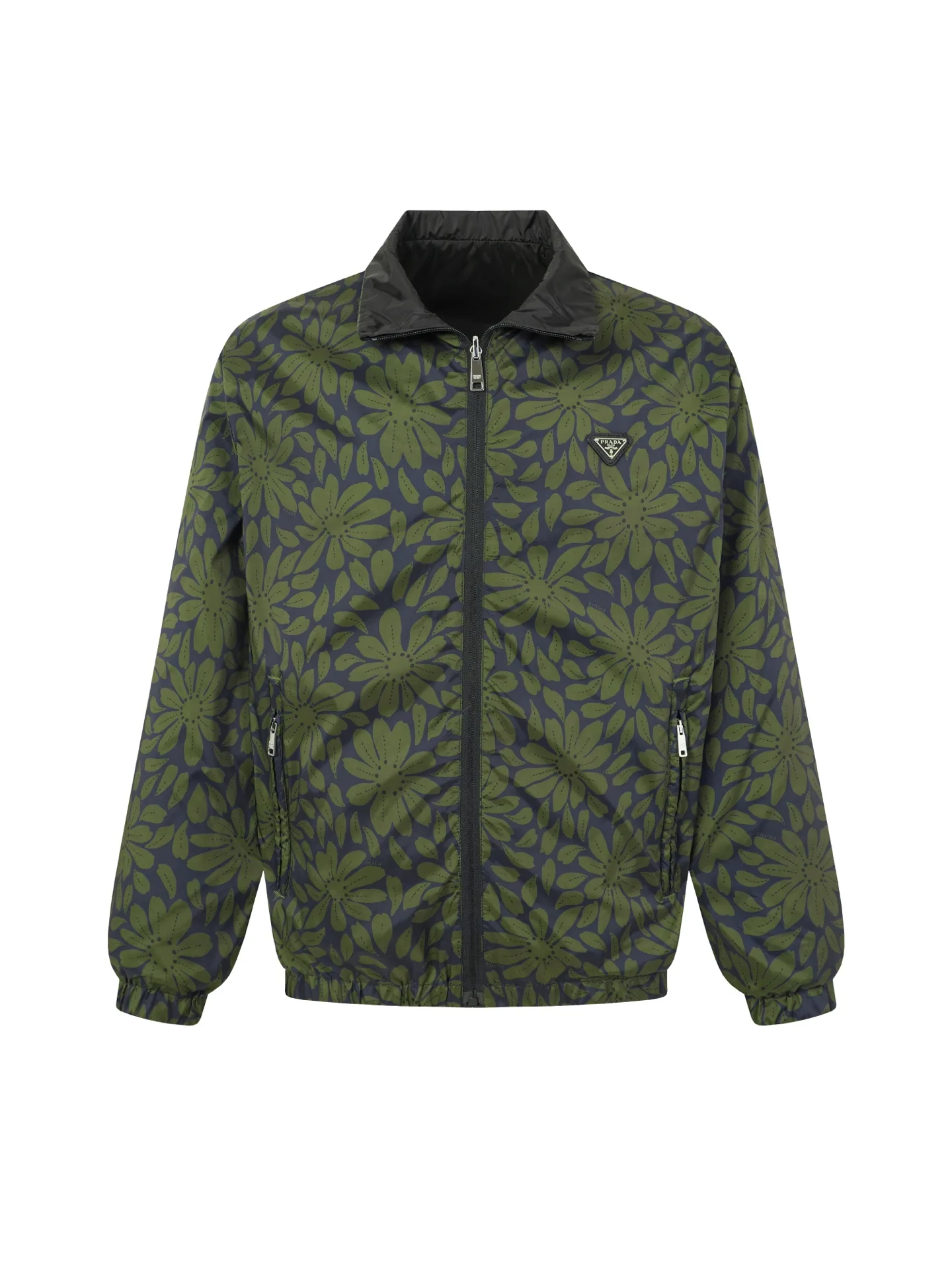 Reversible Floral-Print Nylon Jacket D30024912