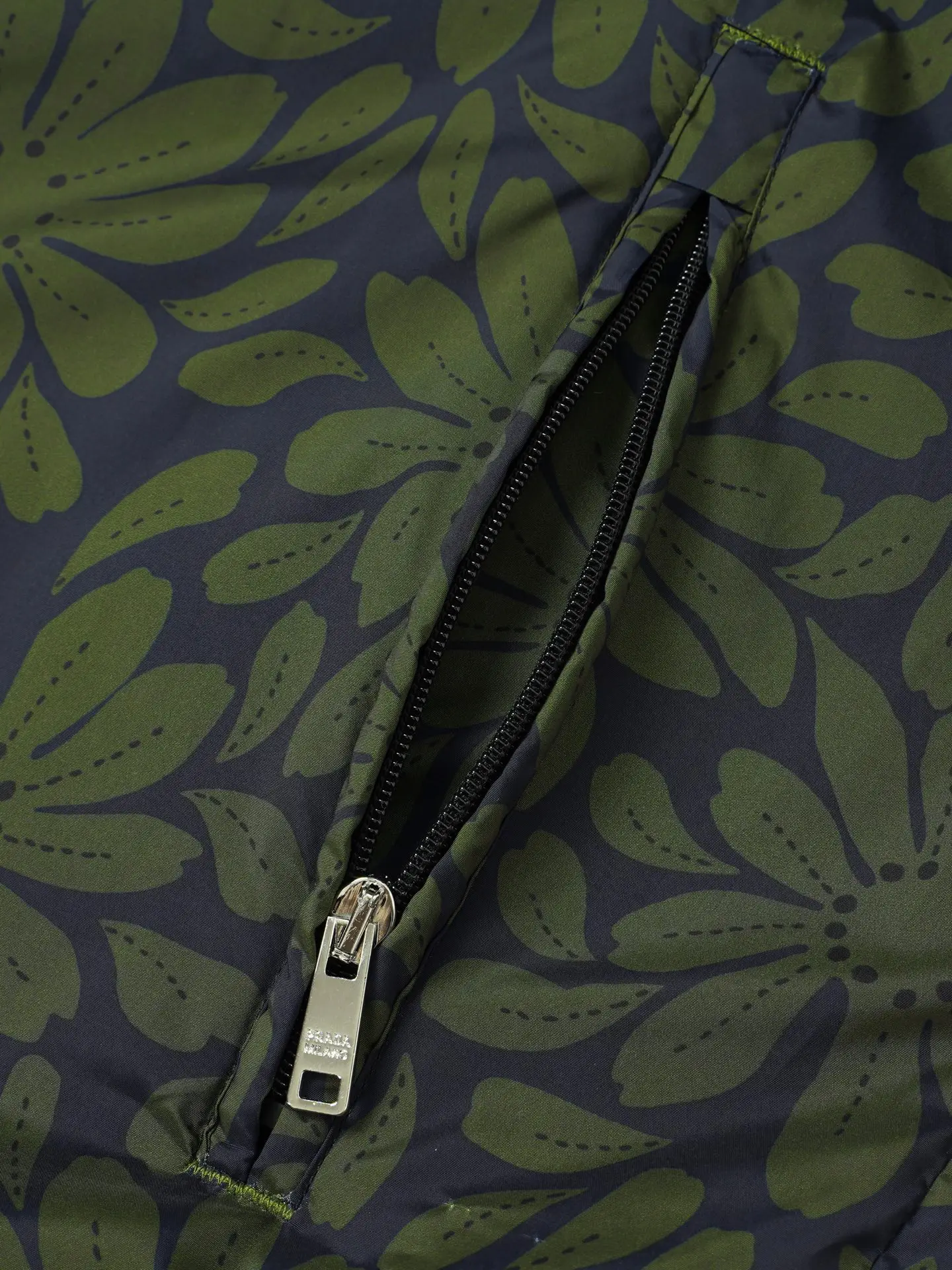Reversible Floral-Print Nylon Jacket D30024912 — view 8