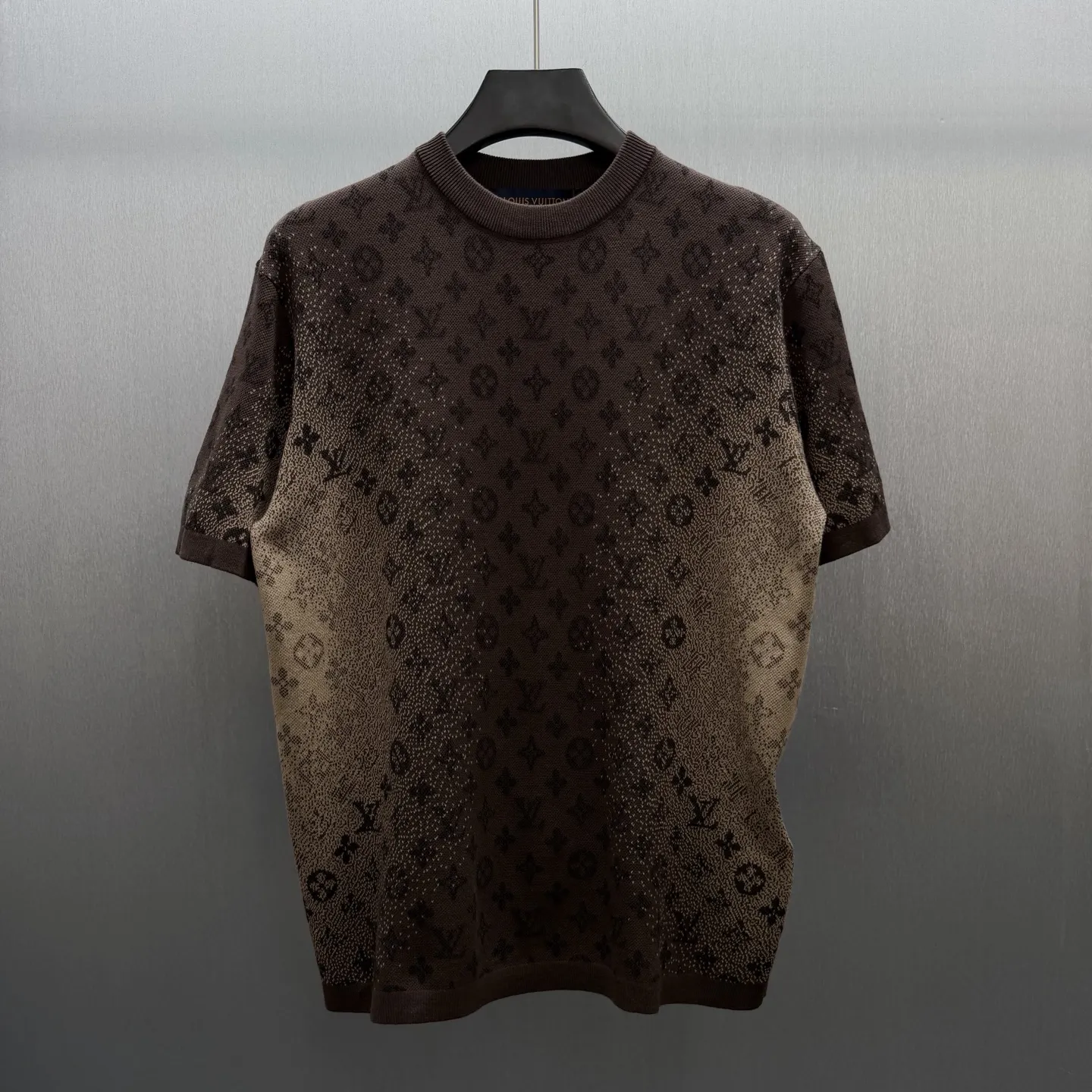 Monogram Faded Jacquard Knit T-Shirt D30014580