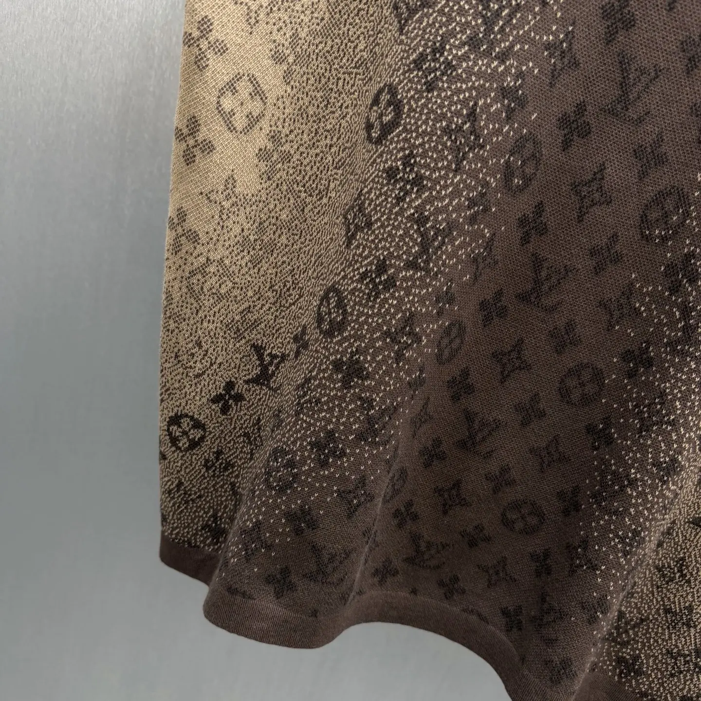 Monogram Faded Jacquard Knit T-Shirt D30014580 — view 4