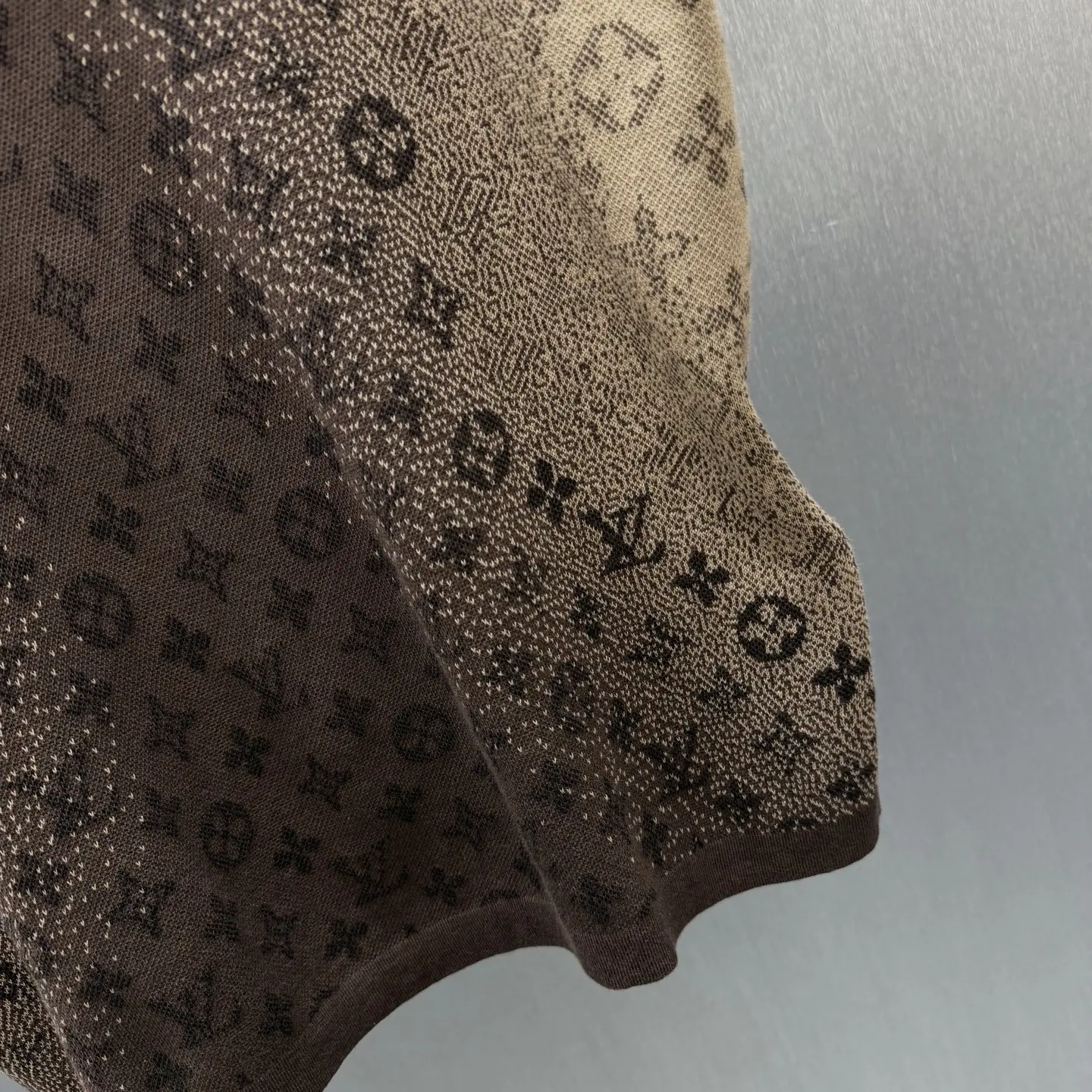 Monogram Faded Jacquard Knit T-Shirt D30014580 — view 5