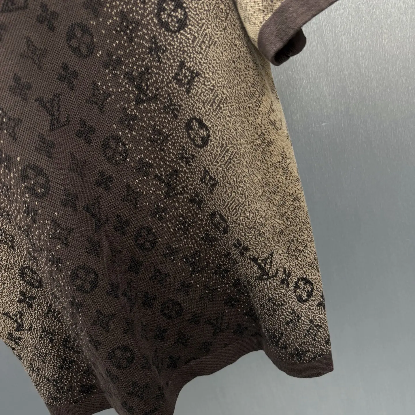 Monogram Faded Jacquard Knit T-Shirt D30014580 — view 8
