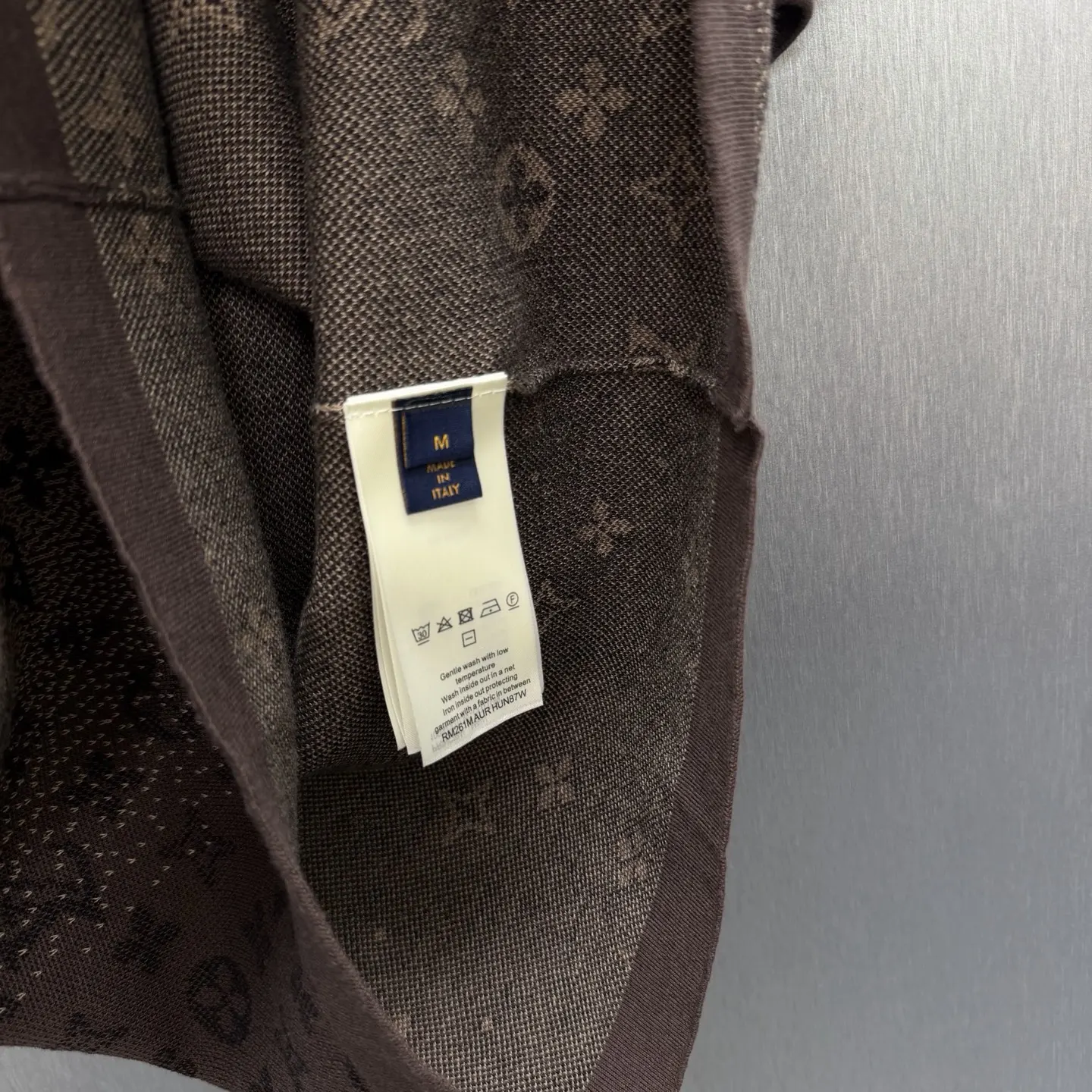 Monogram Faded Jacquard Knit T-Shirt D30014580 — view 9