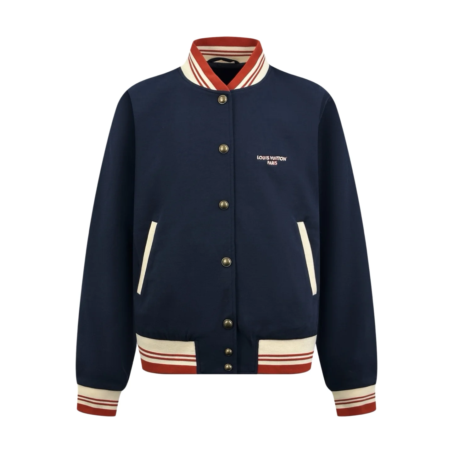 Embroidered Cotton-Jersey Varsity Jacket D30522523