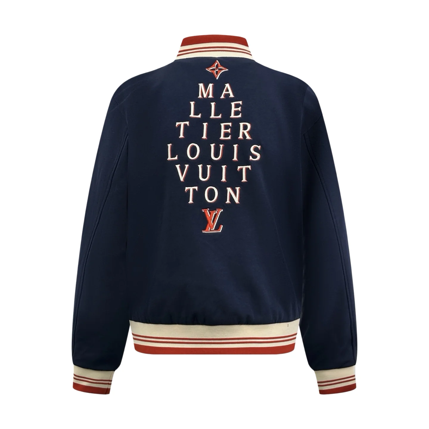 Embroidered Cotton-Jersey Varsity Jacket D30522523 — view 2