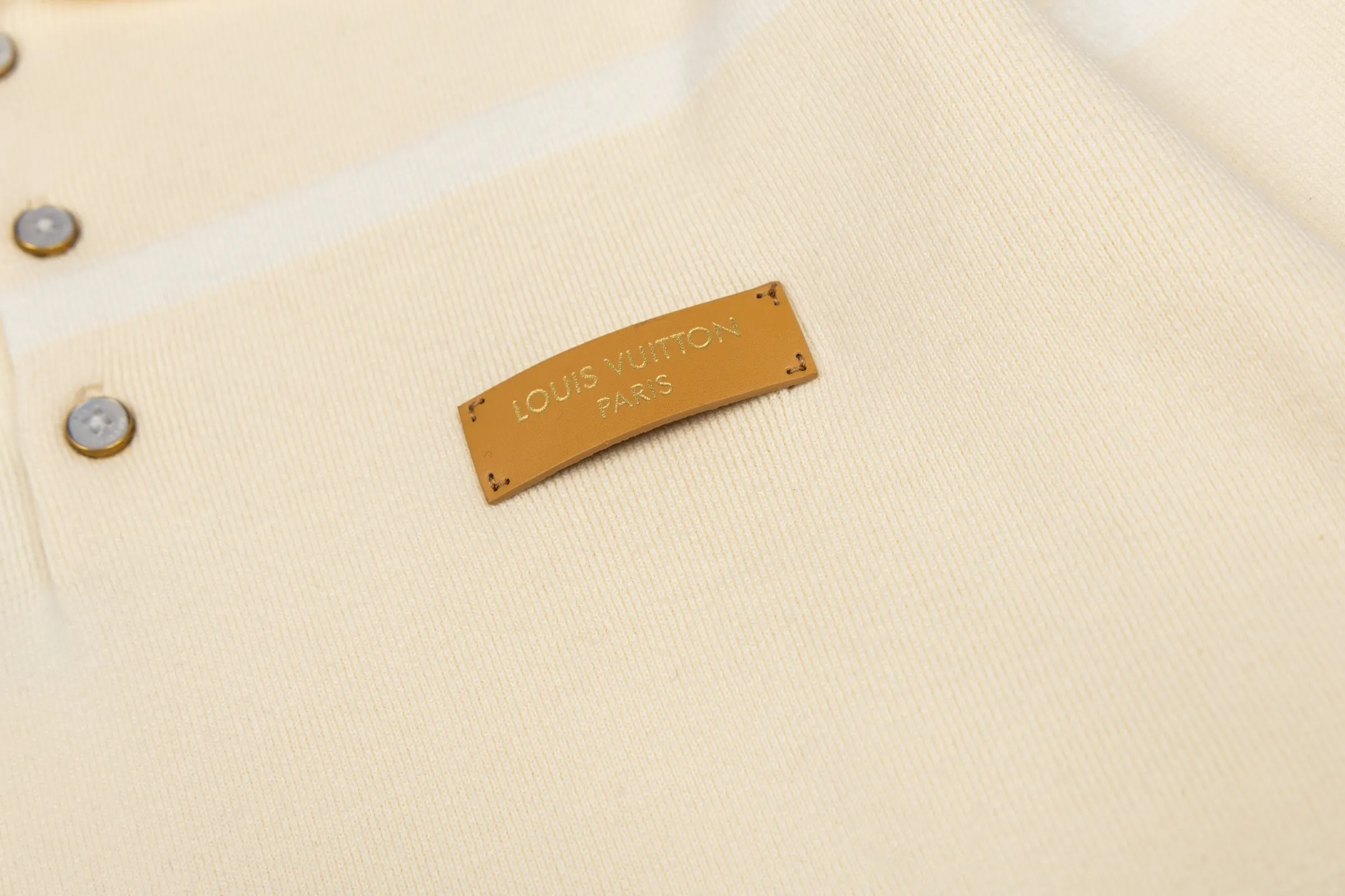 Striped Knit Long-Sleeve Polo Shirt D30522465 — view 5