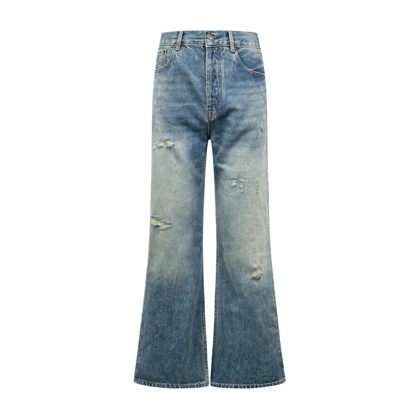 Distressed Wide-Leg Jeans D30522322