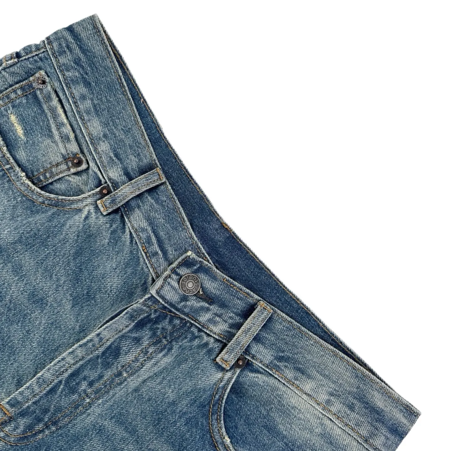 Distressed Wide-Leg Jeans D30522322 — view 3