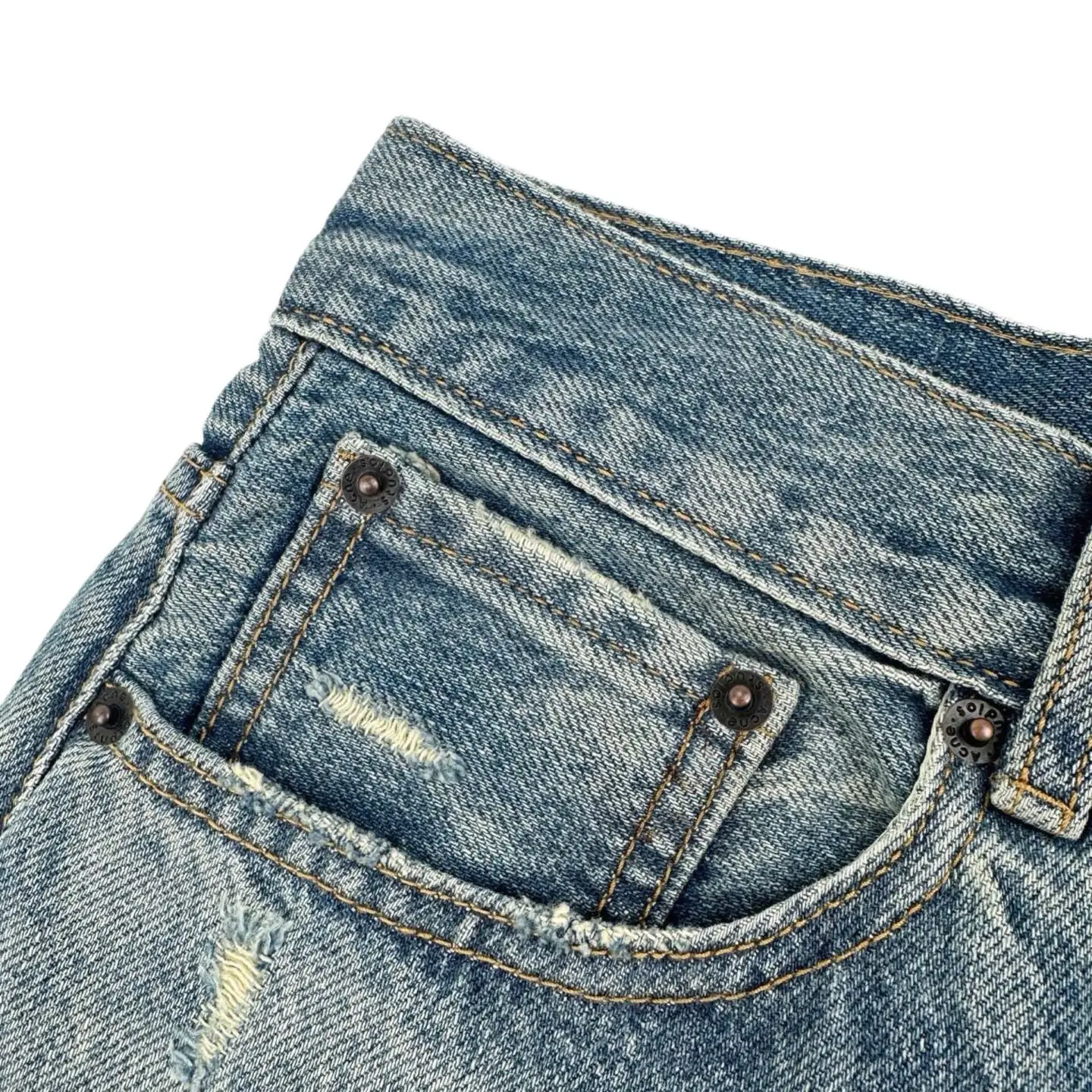 Distressed Wide-Leg Jeans D30522322 — view 4