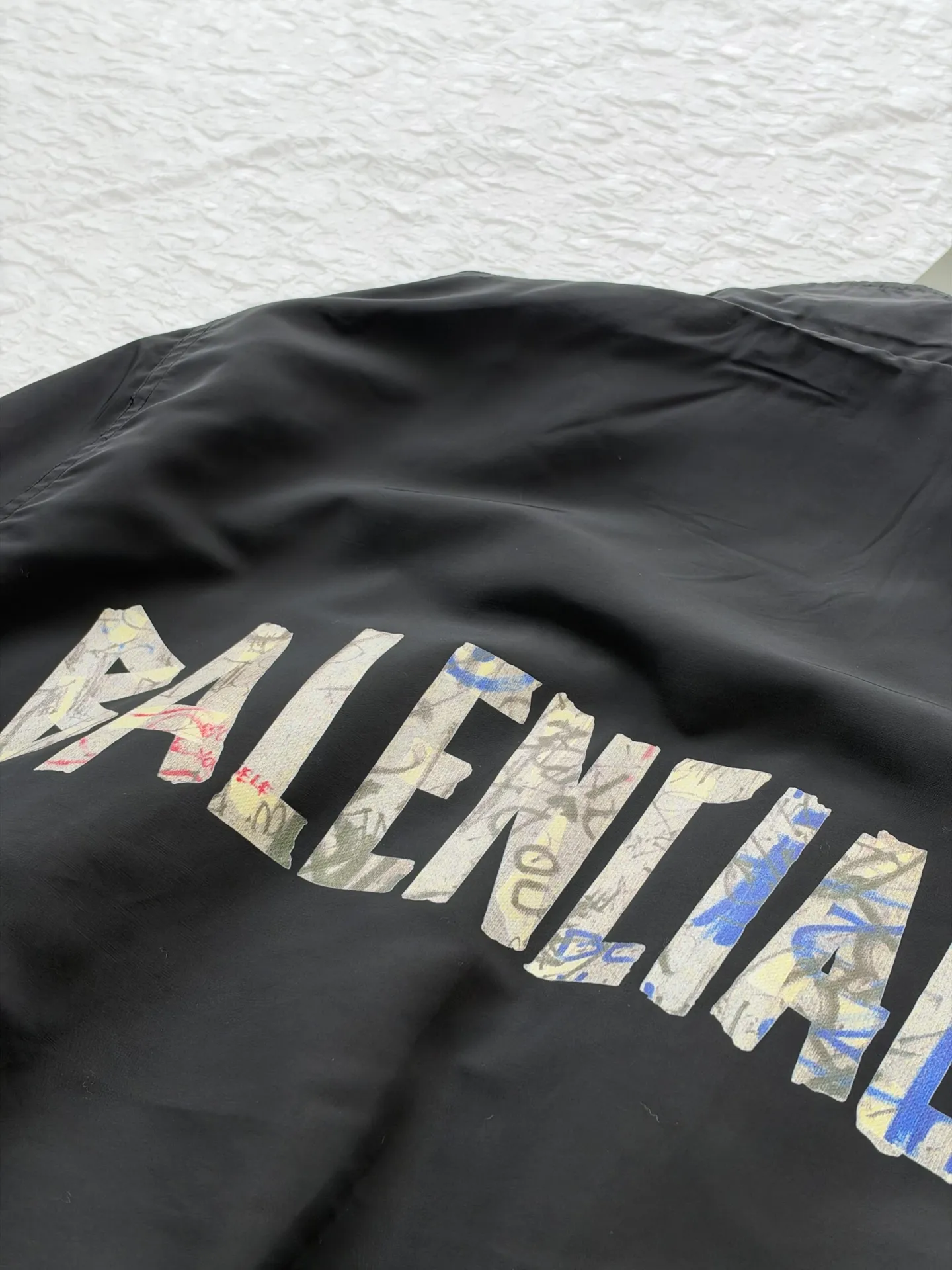 Graffiti Collage Nylon Track Jacket D30520480 — view 7