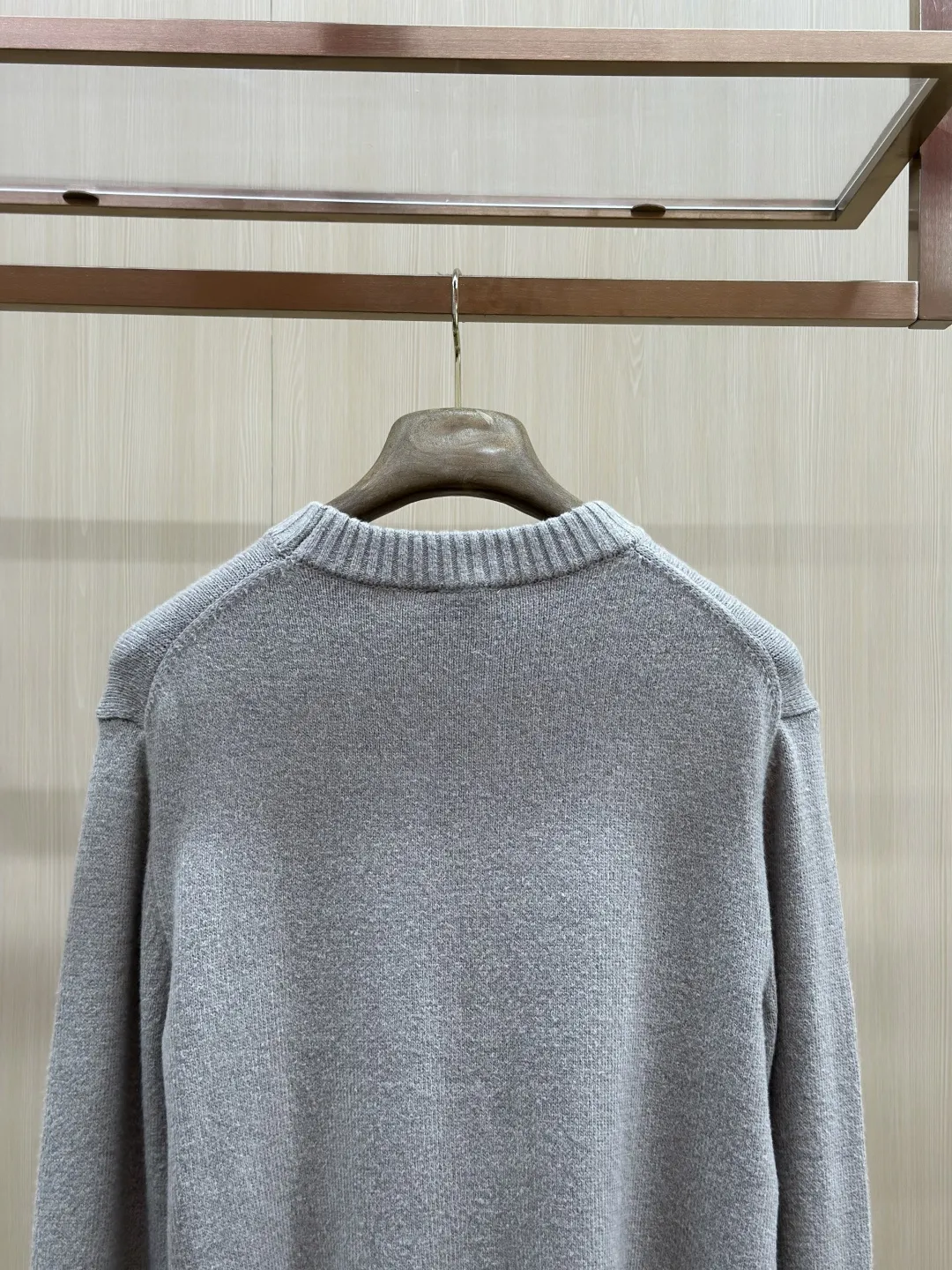 Embroidered Anchor Motif Wool-Cotton Sweater D30520436 — view 9