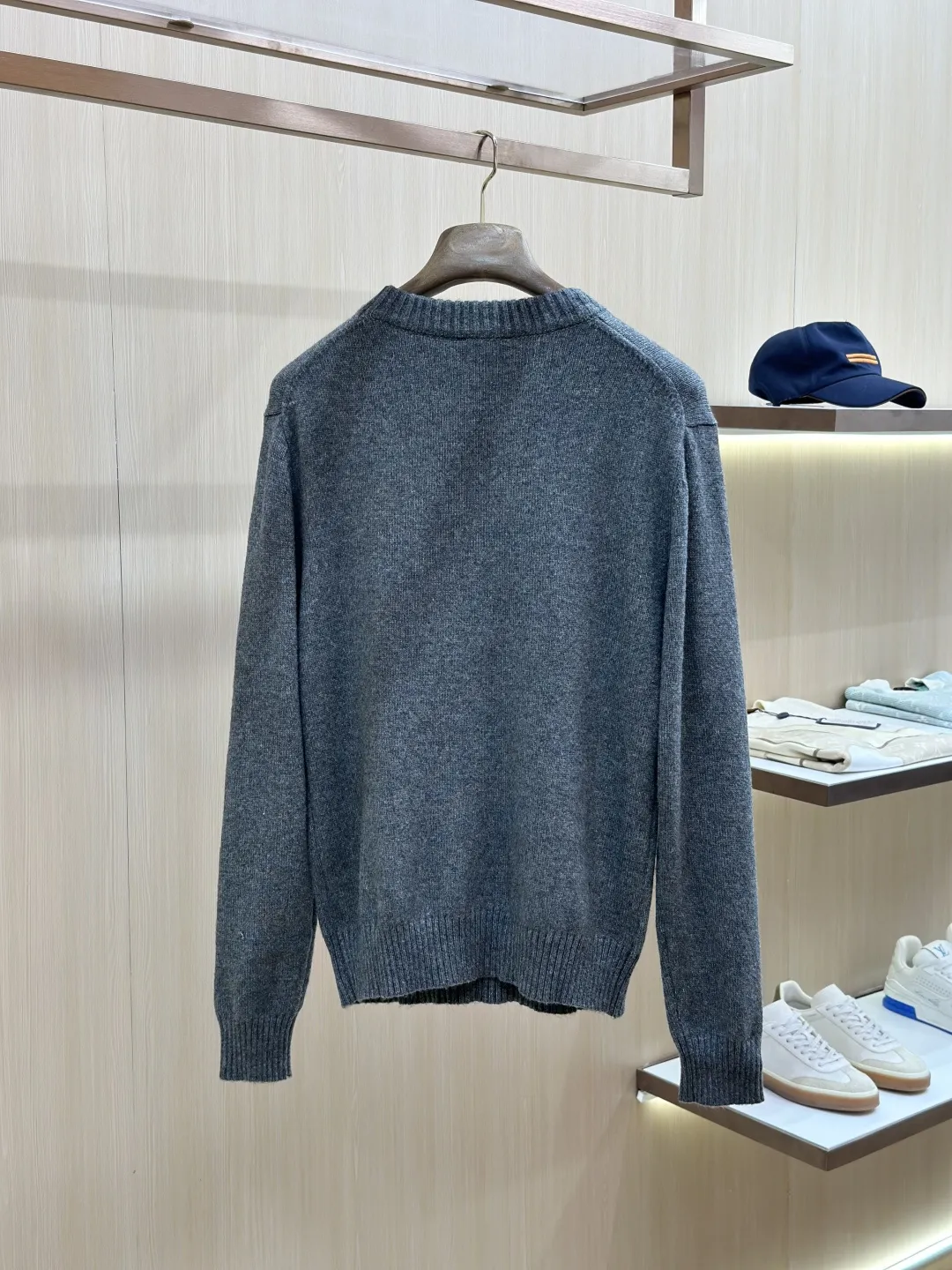 Anchor Rope Embroidered Wool-Blend Sweater D30520435 — view 2
