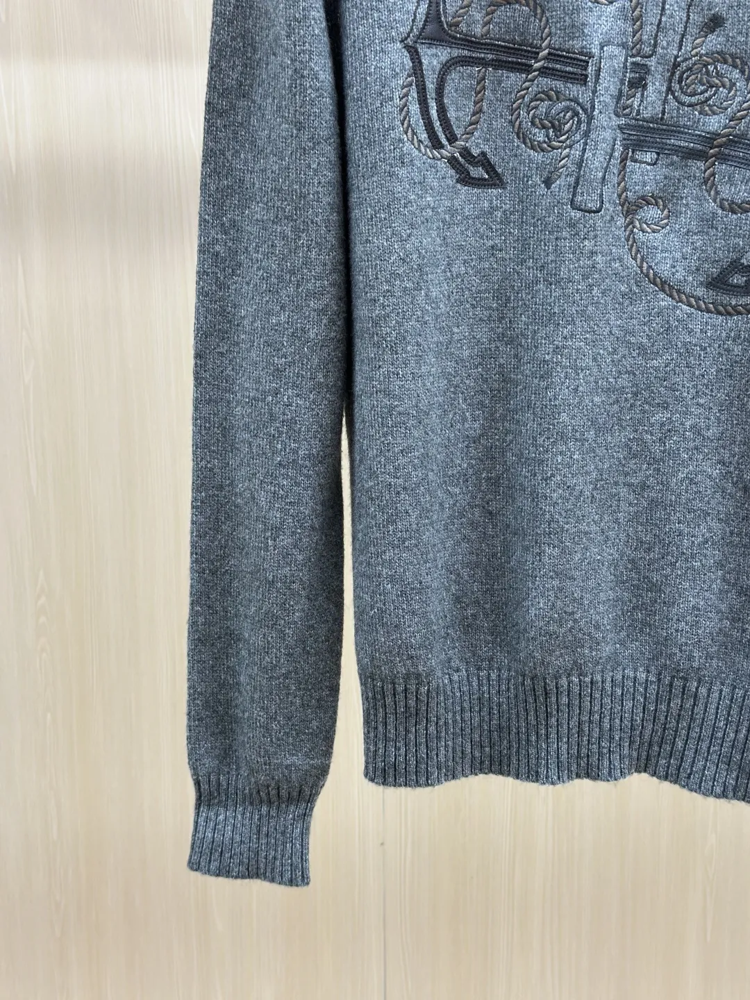 Anchor Rope Embroidered Wool-Blend Sweater D30520435 — view 8