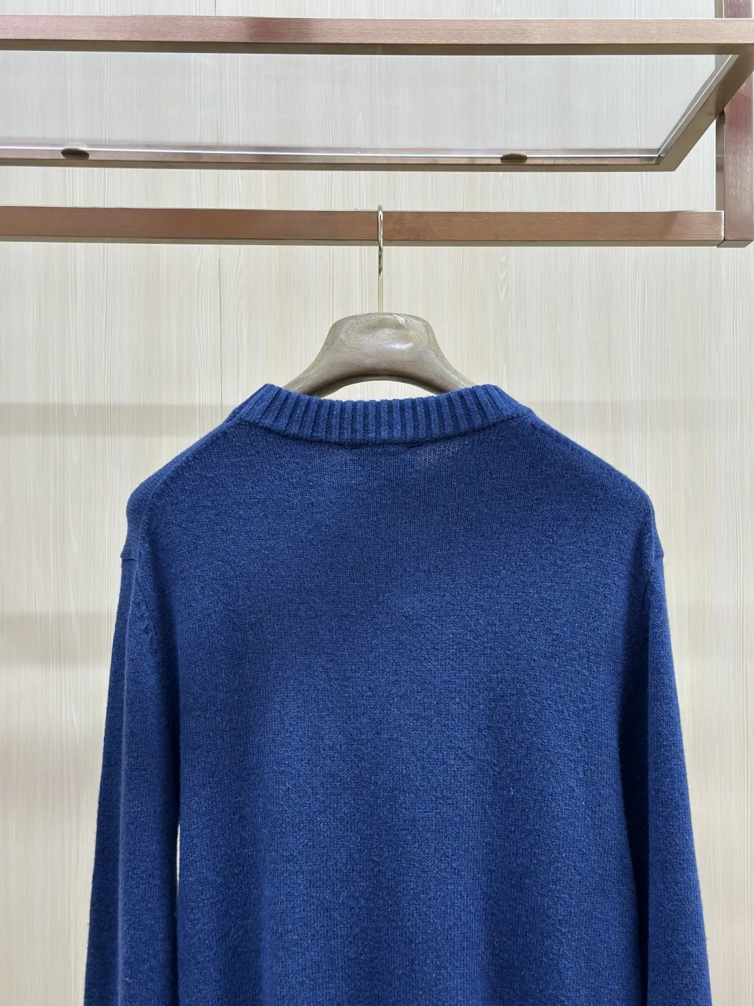 Embroidered Anchor Motif Wool-Blend Sweater D30520437 — view 9