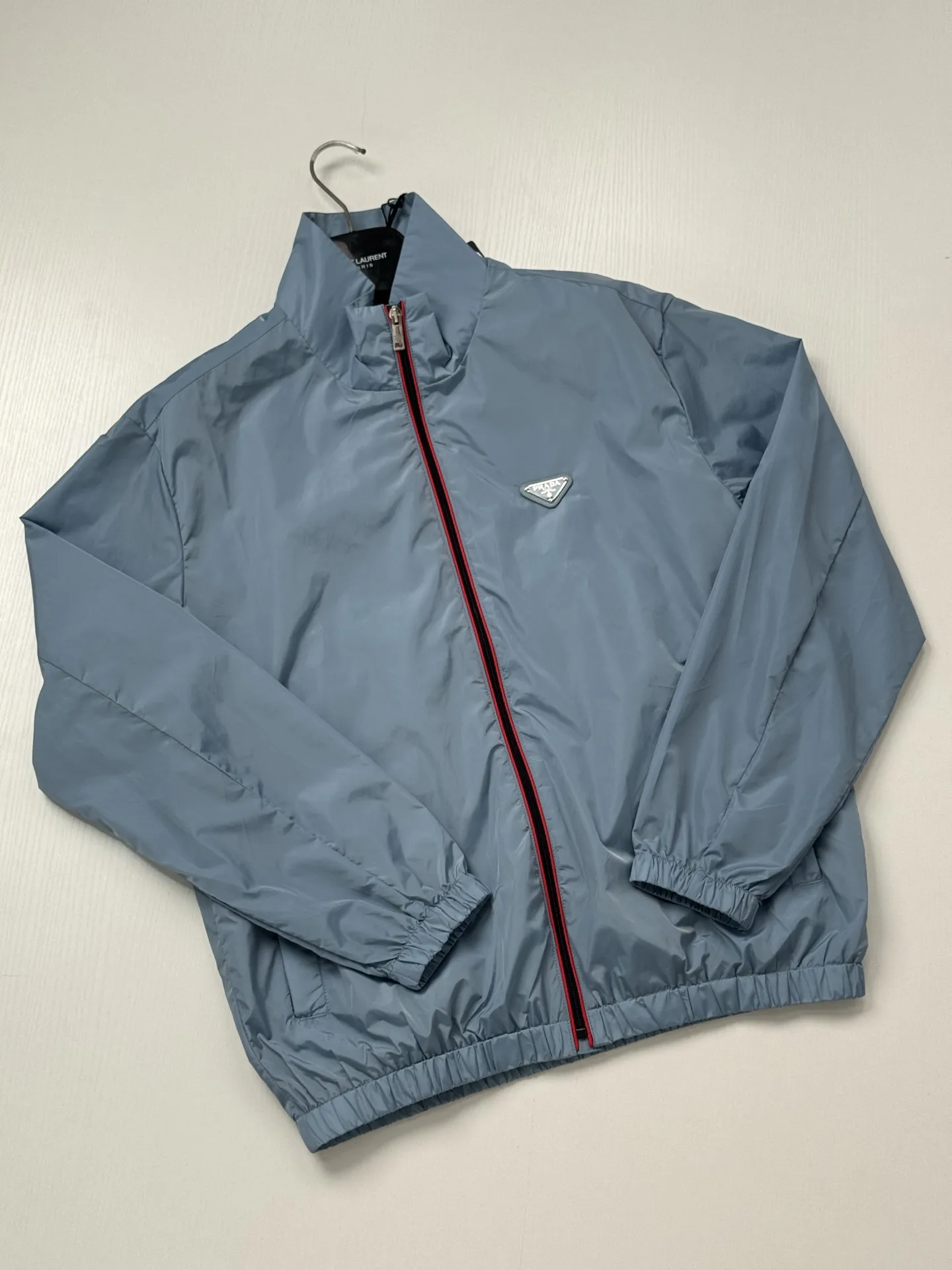 Logo-Appliqué Nylon Windbreaker Jacket D30518692 — view 3