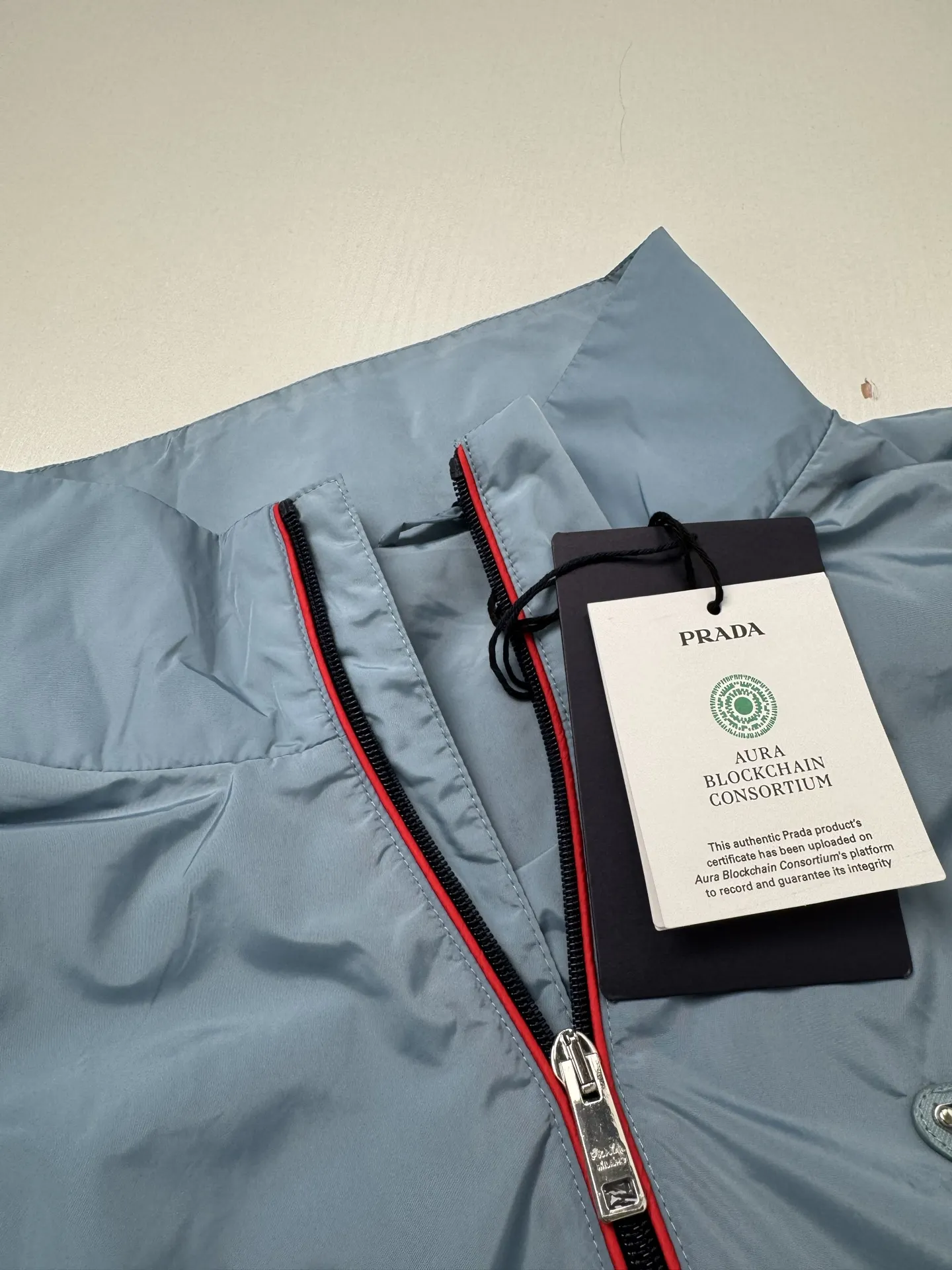 Logo-Appliqué Nylon Windbreaker Jacket D30518692 — view 6