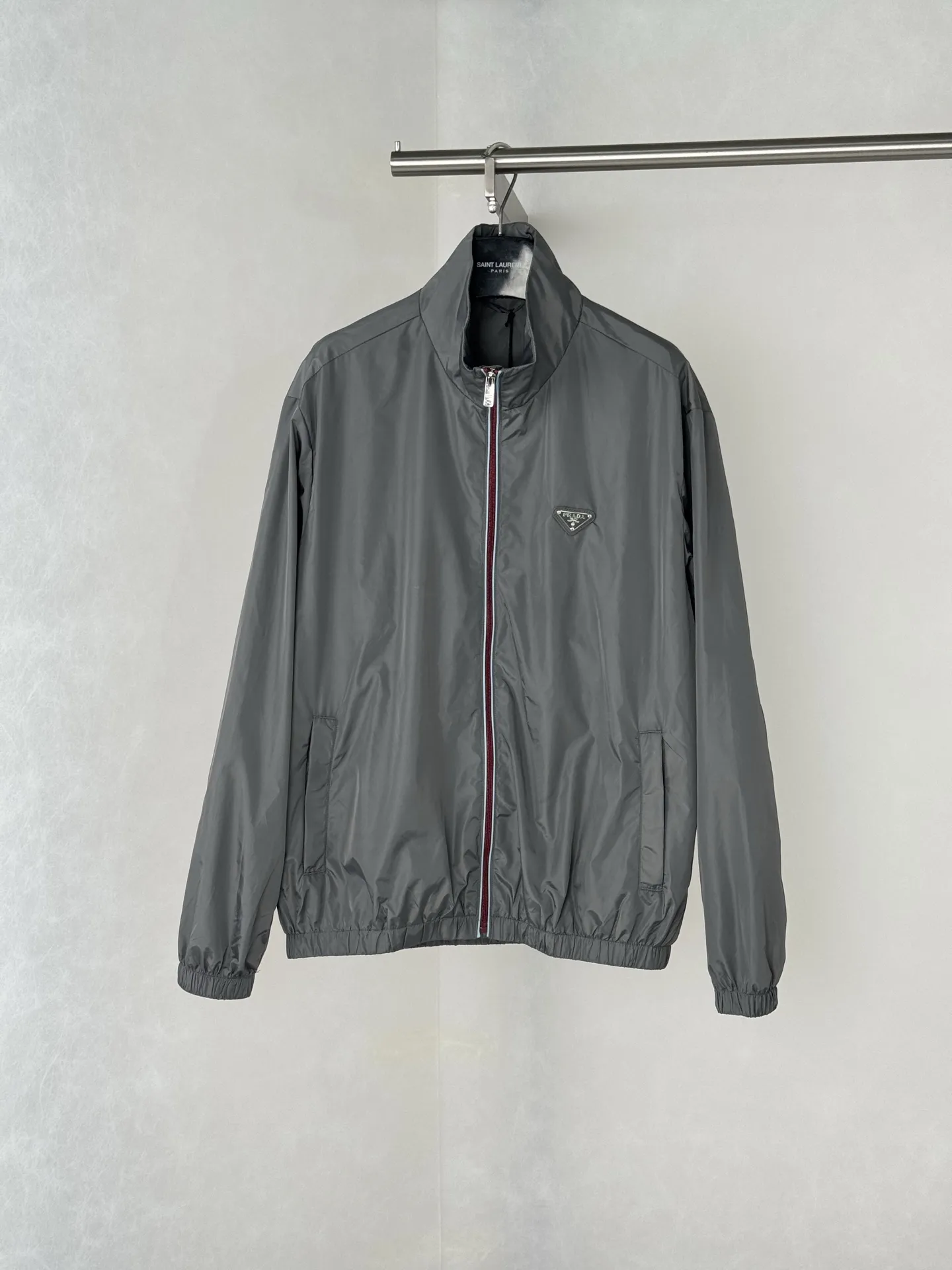 Logo-Appliqué Nylon Windbreaker Jacket D30518693