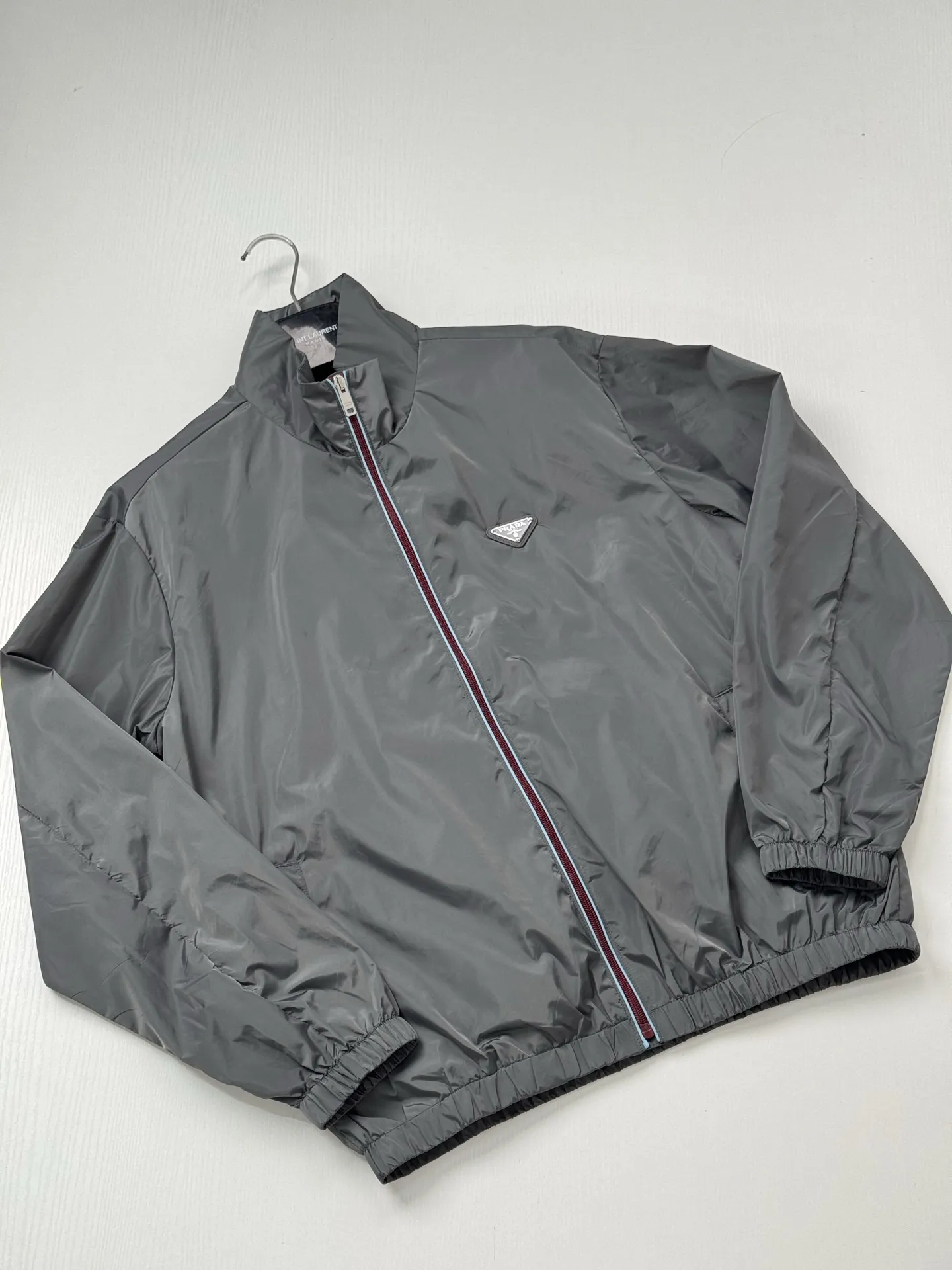 Logo-Appliqué Nylon Windbreaker Jacket D30518693 — view 3