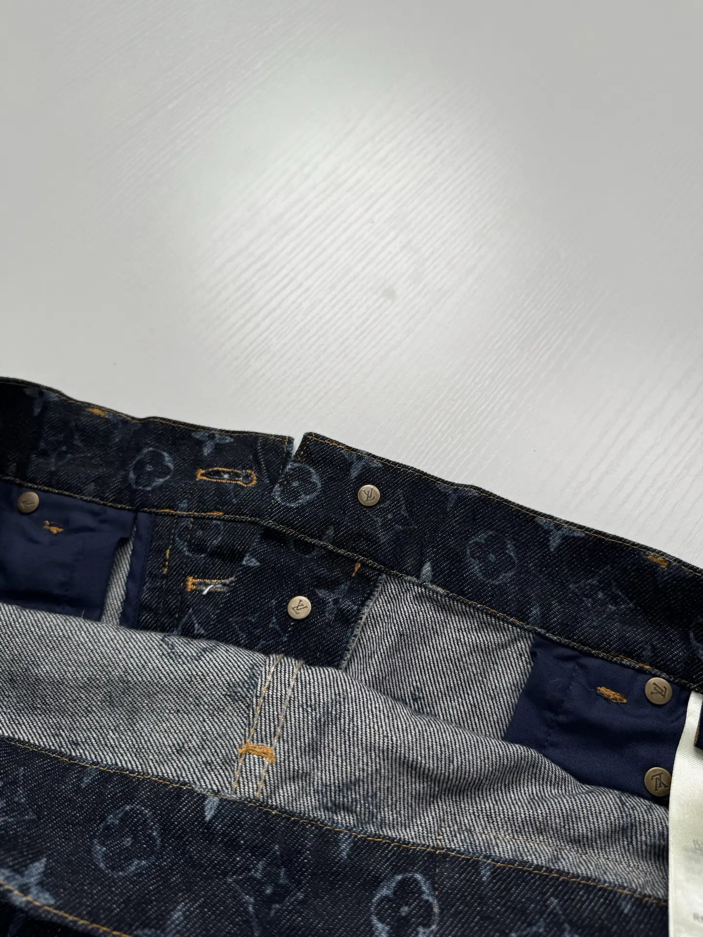 Monogram Gradient Straight-Leg Jeans D30818769 — view 10