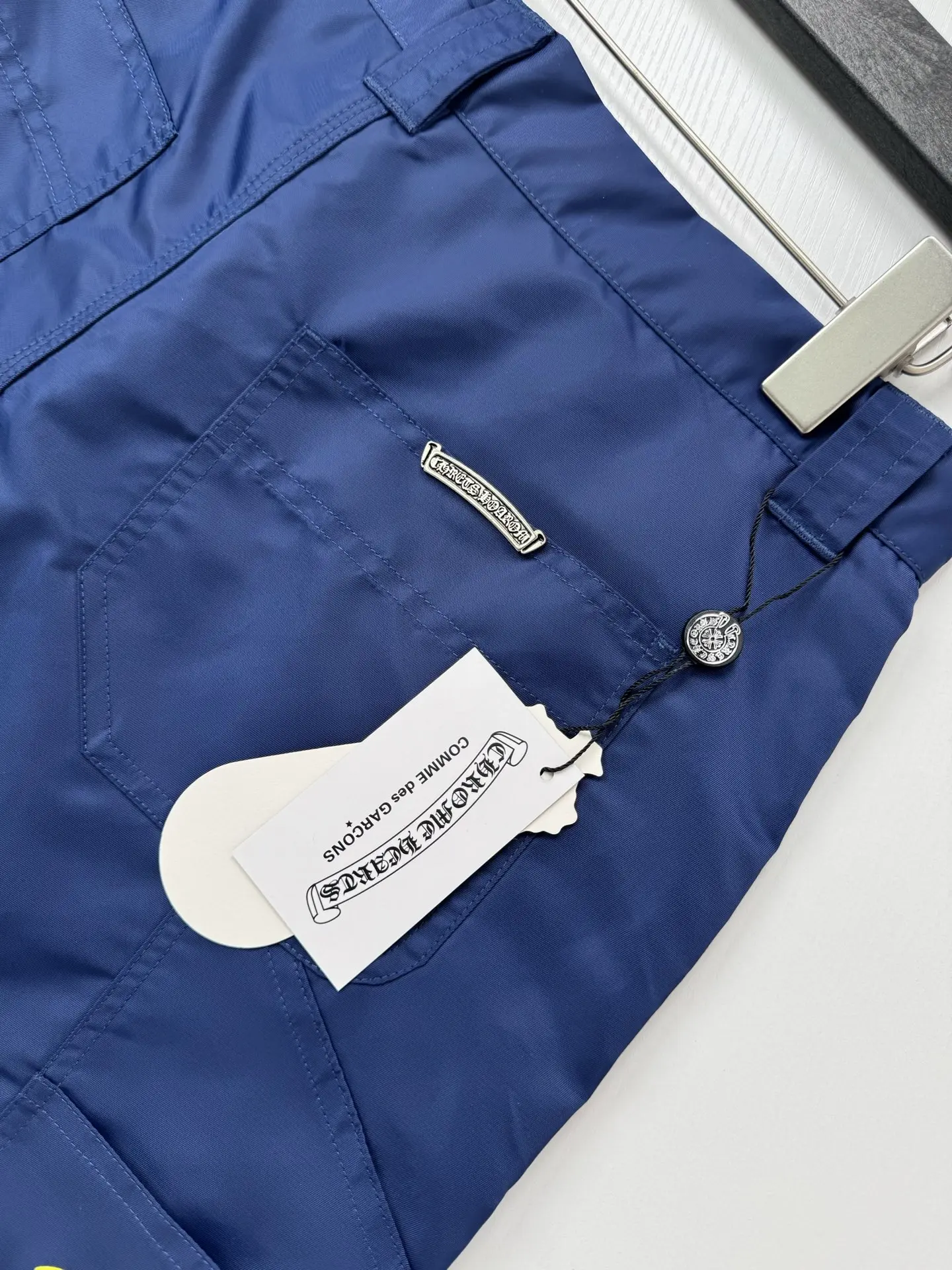 Leather-Trimmed Nylon Cargo Shorts D30818734 — view 8