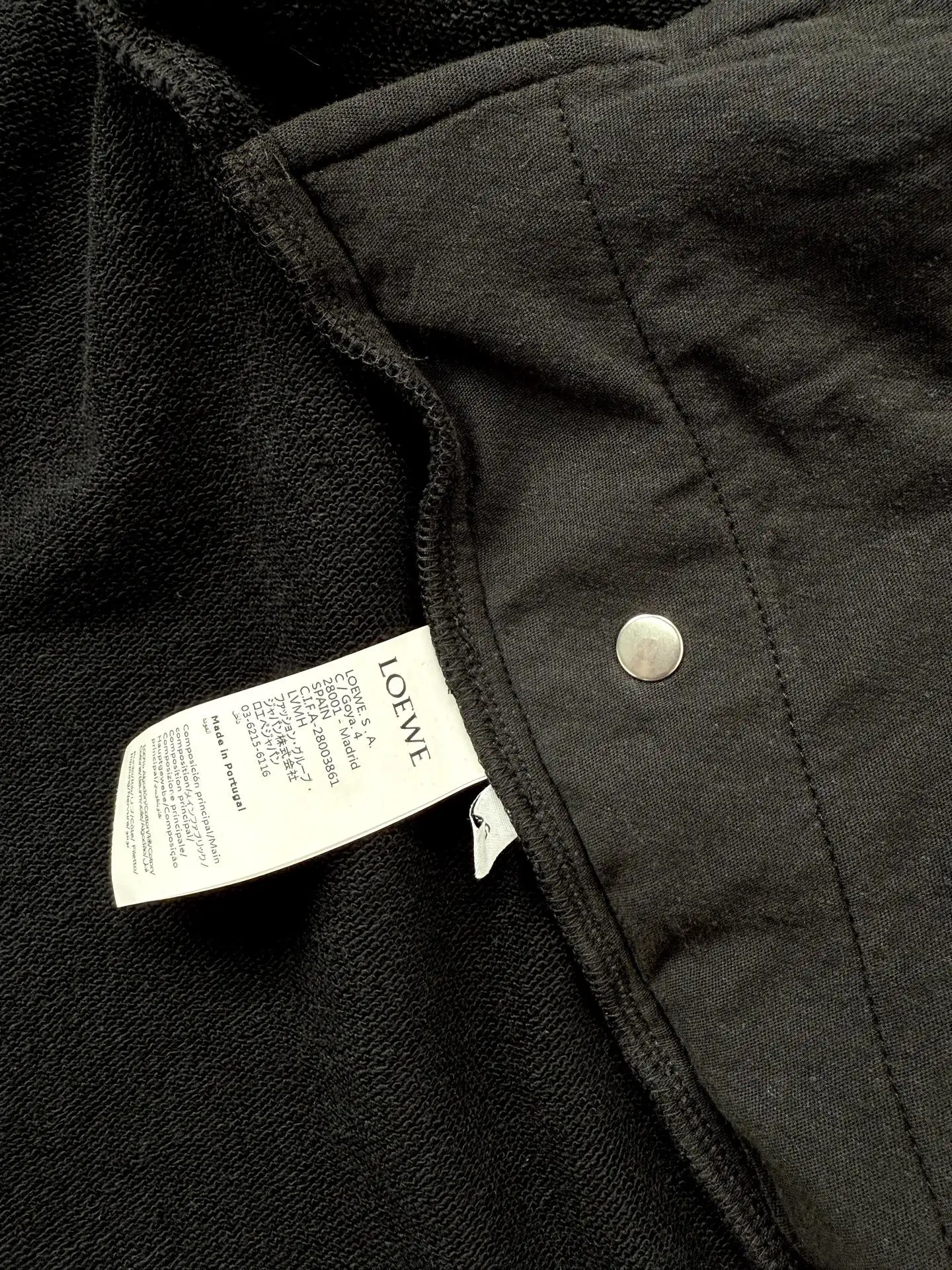 Anagram Embroidered Zip-Up Hoodie with Leather Drawstrings D30821960 — view 11