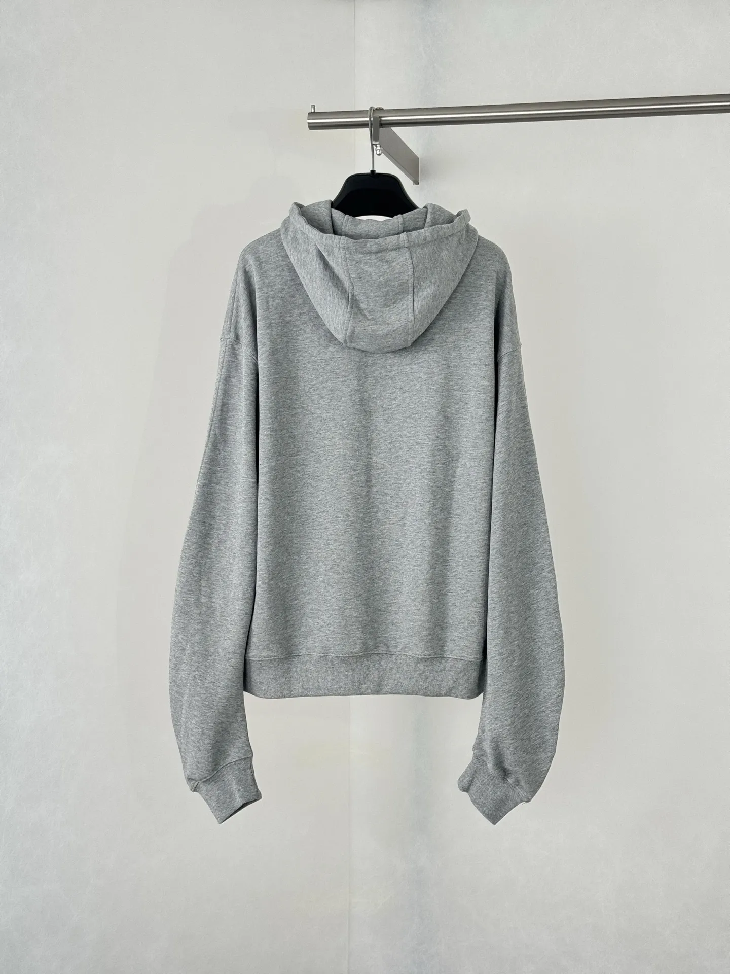 Flamenco Leather-Trimmed Zip-Up Hoodie D30818763 — view 2