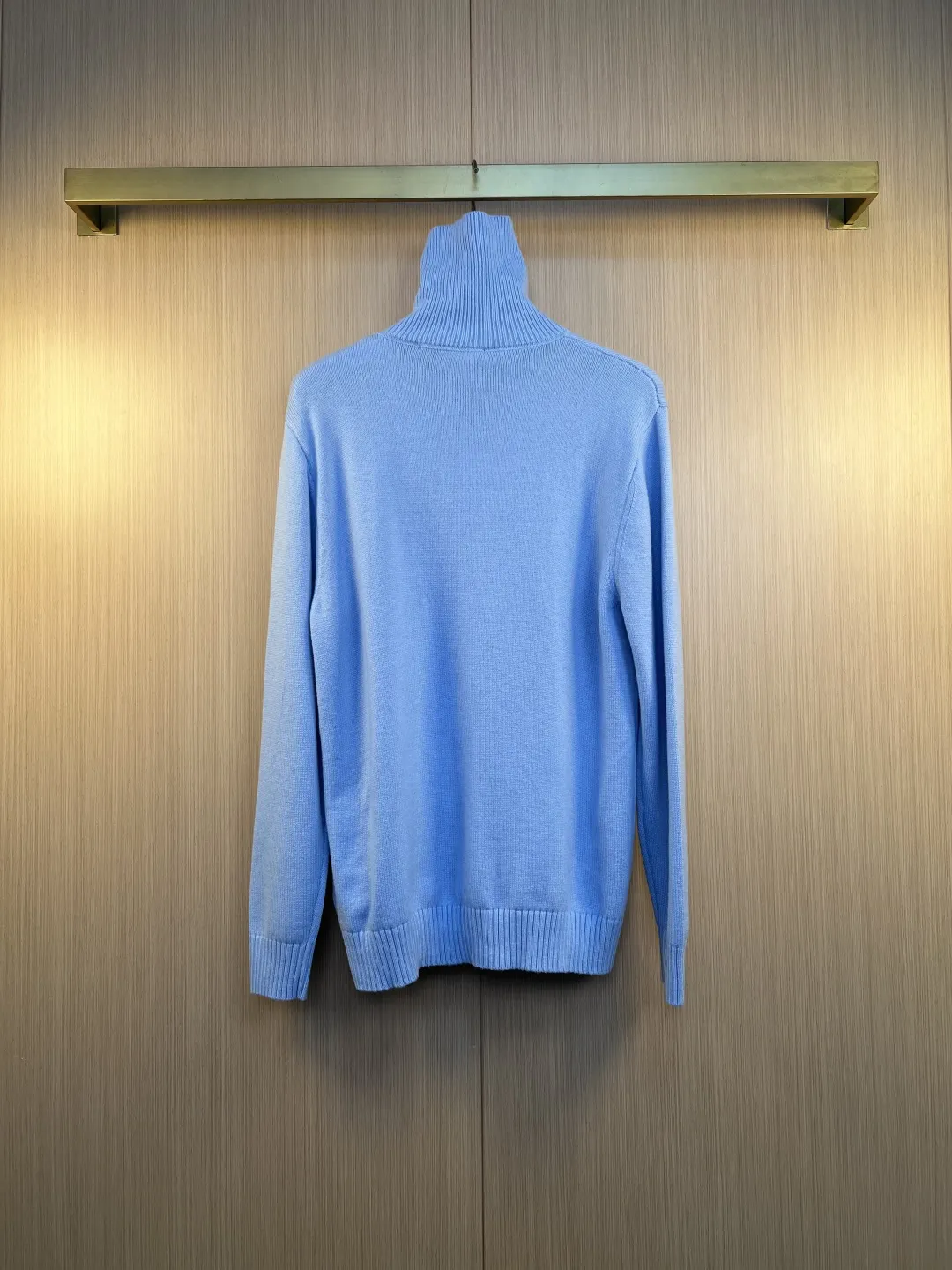 Logo-Patch Roll-Neck Knit Sweater D31019187 — view 7