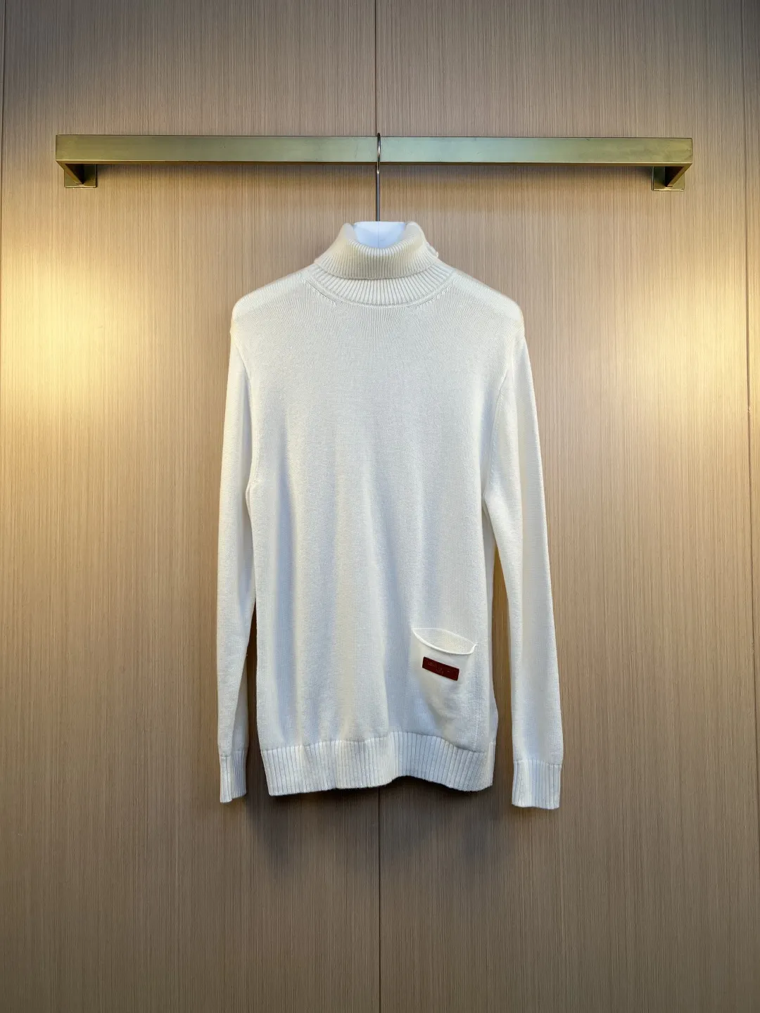 Logo Patch Roll-Neck Knit Sweater D31019186