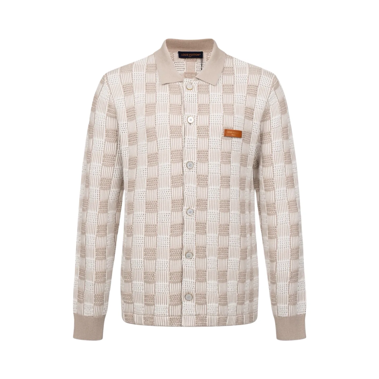 Damier Tweed Knit Cardigan D31022333