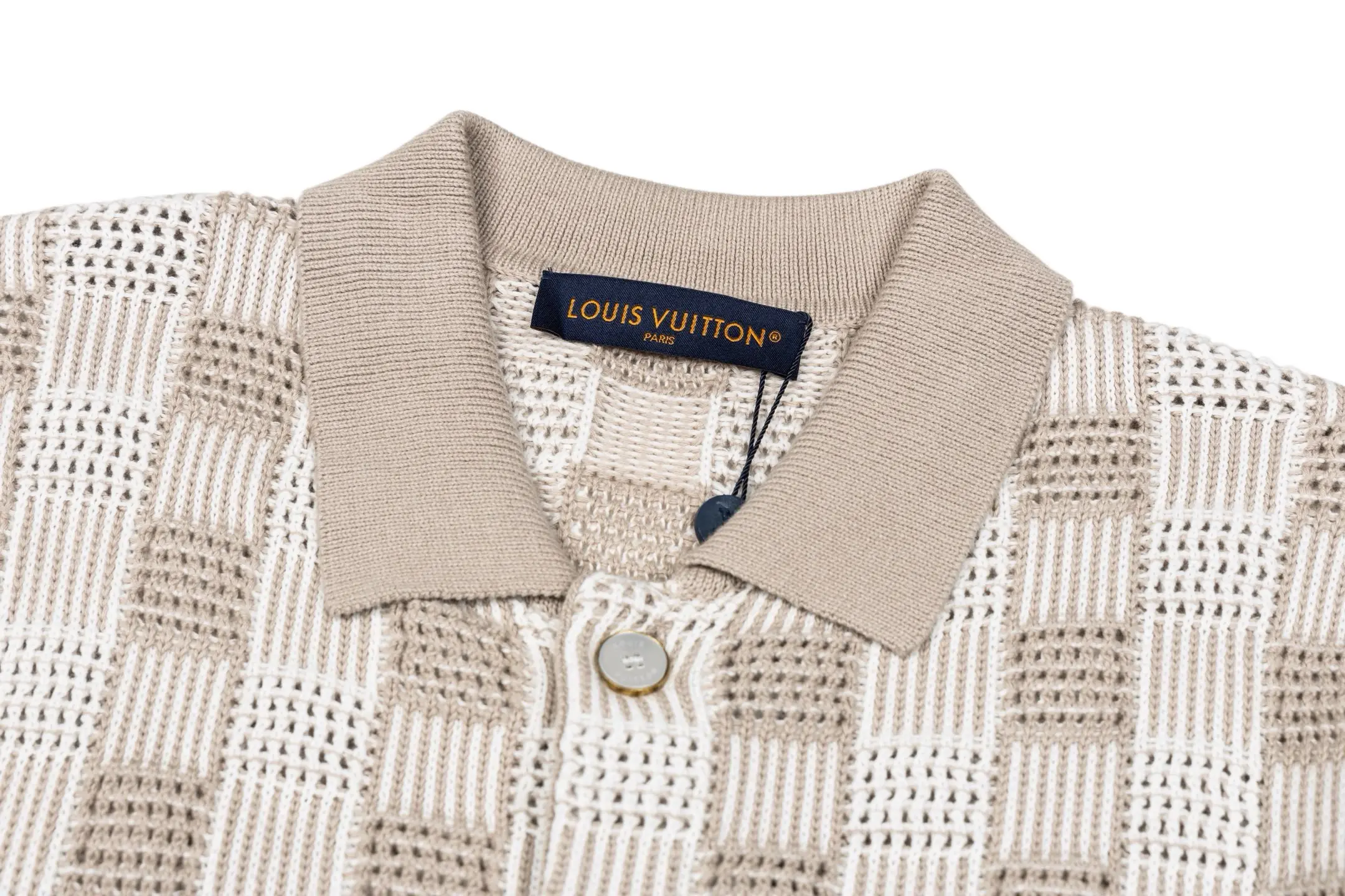 Damier Tweed Knit Cardigan D31022333 — view 3