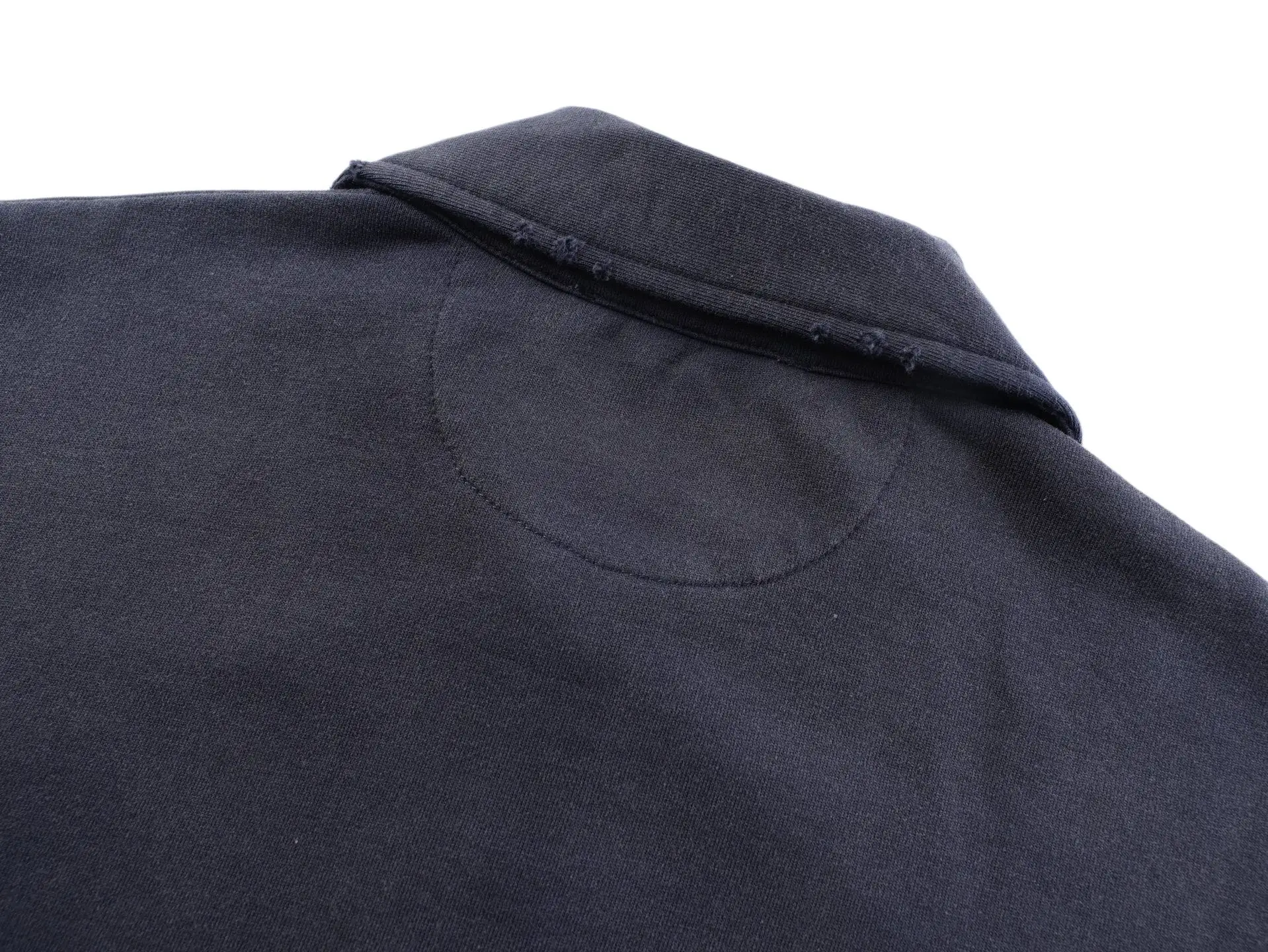 Logo-Print Distressed Cotton-Jersey Zip-Up Jacket D31022332 — view 4