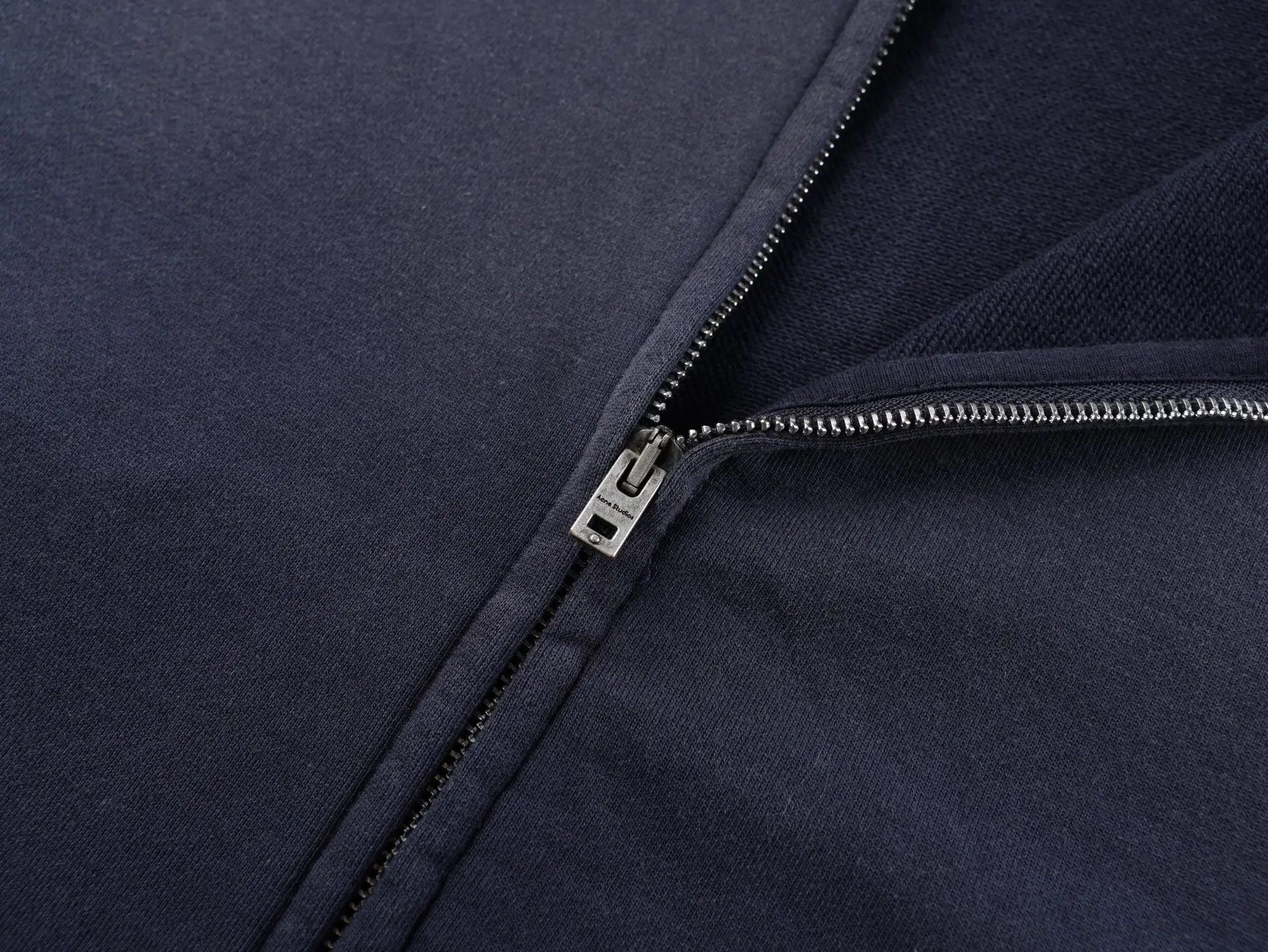 Logo-Print Distressed Cotton-Jersey Zip-Up Jacket D31022332 — view 5