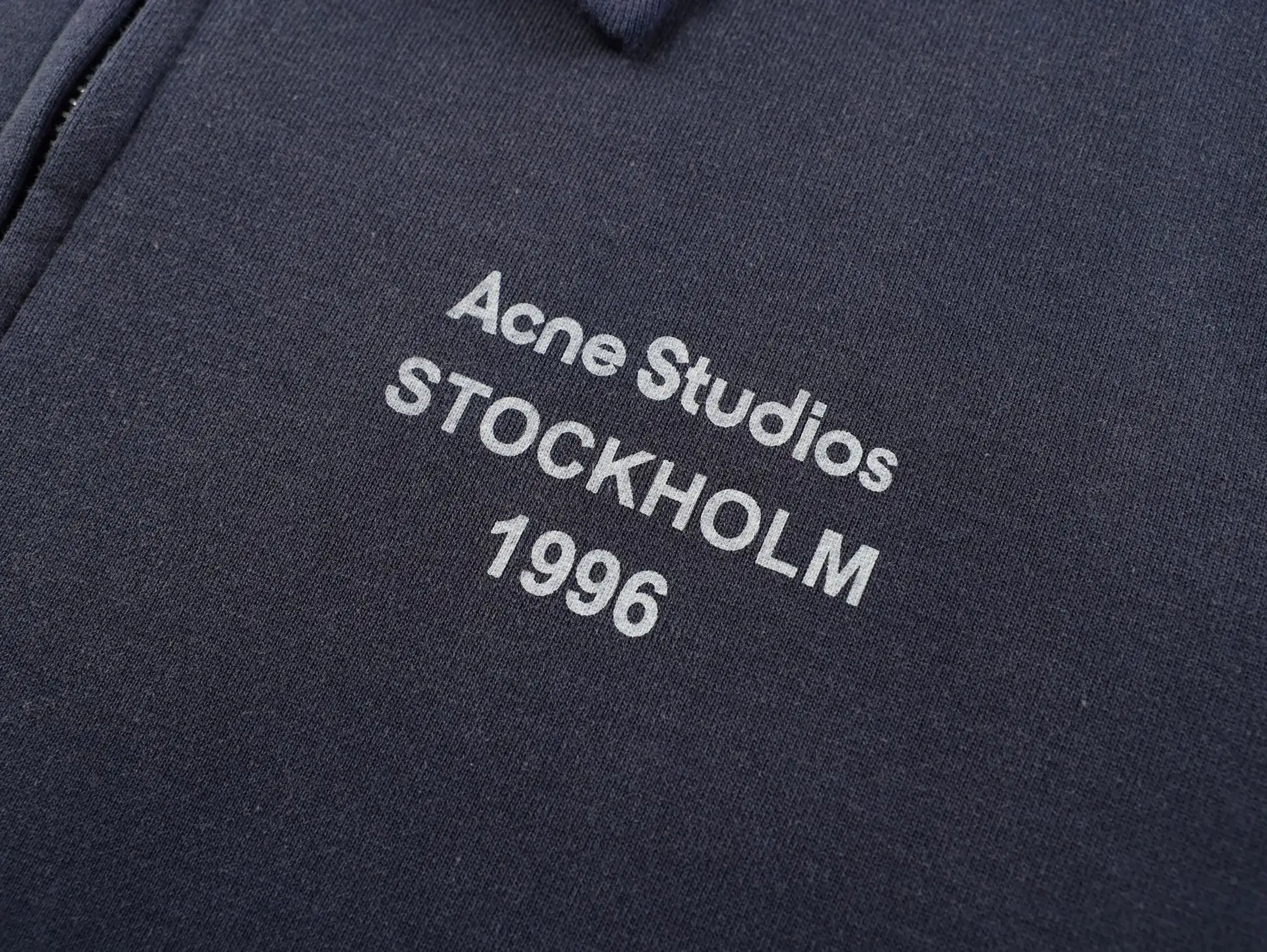 Logo-Print Distressed Cotton-Jersey Zip-Up Jacket D31022332 — view 6