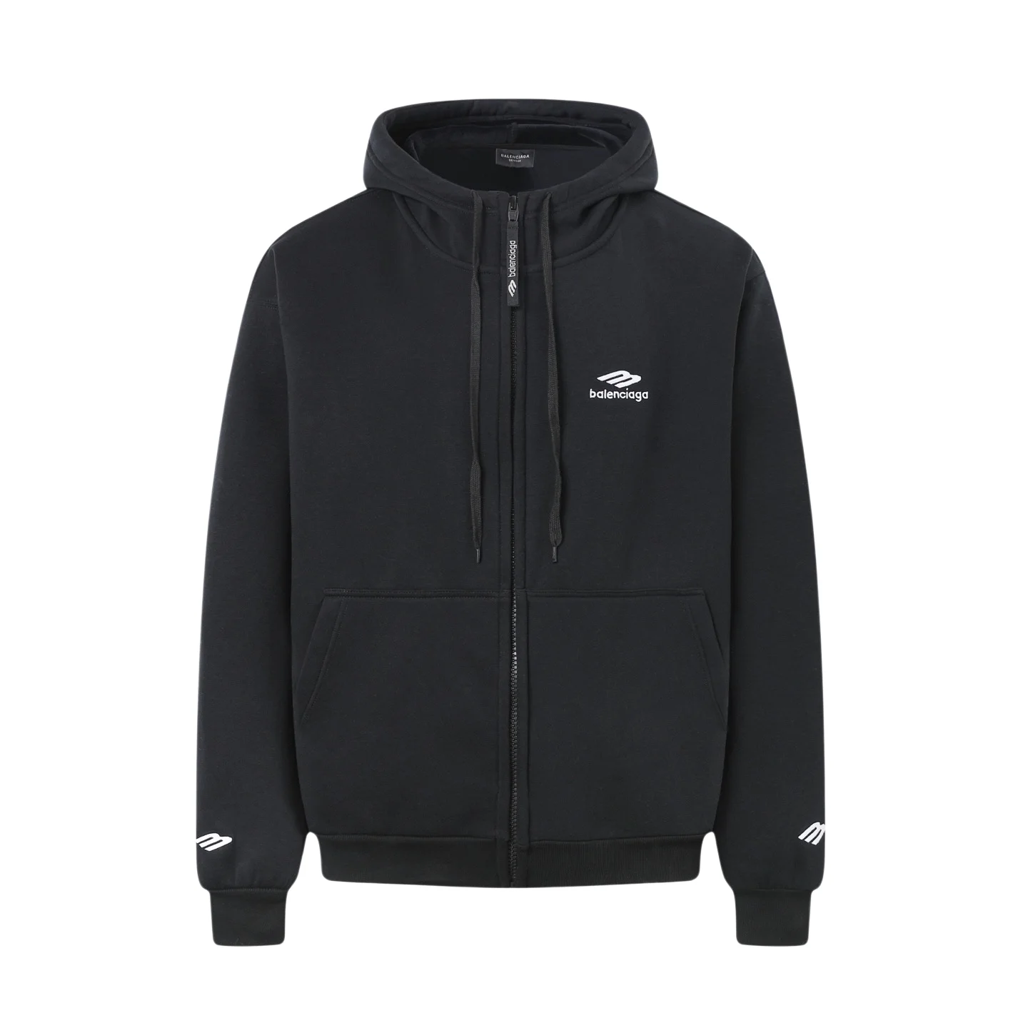 Logo-Embroidered Zip-Up Hoodie D31022498