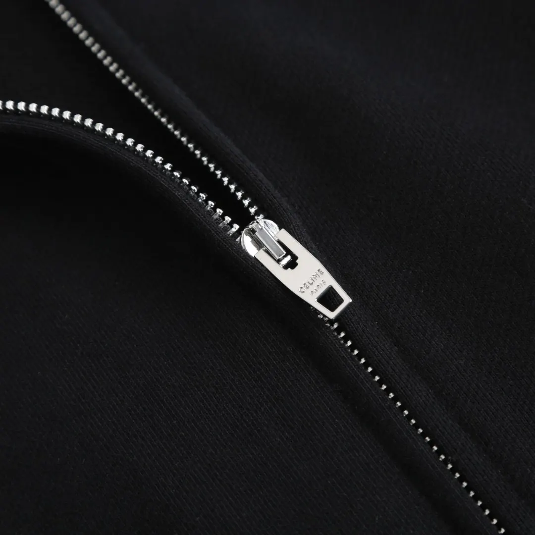 Triomphe Embroidered Cotton-Jersey Bomber Jacket D31014174 — view 6