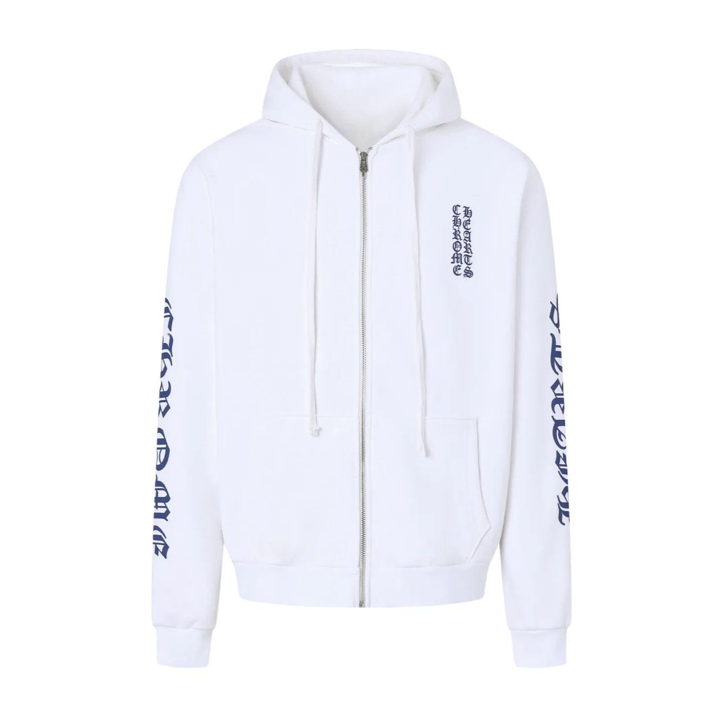 Logo-Print Fleece-Back Cotton Zip-Up Hoodie D31022452