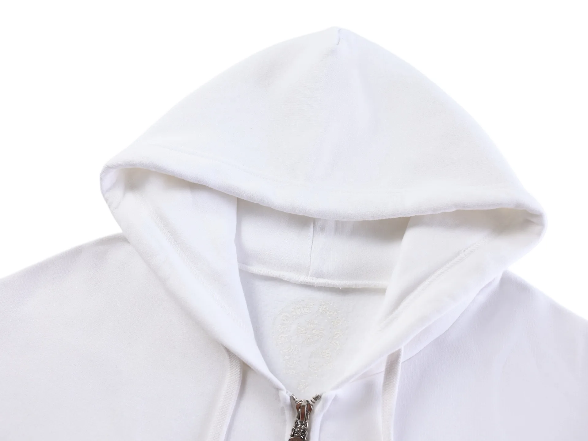 Logo-Print Fleece-Back Cotton Zip-Up Hoodie D31022452 — view 3