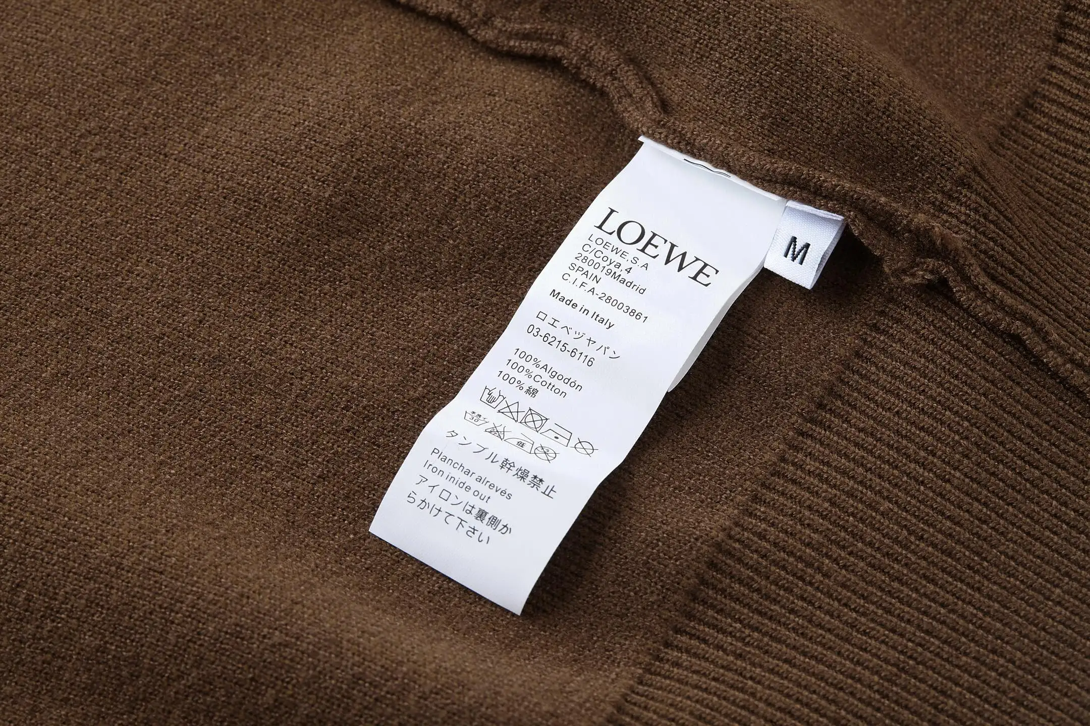 Anagram Leather-Patch Merino Wool Zip-Up Hoodie D31022471 — view 9