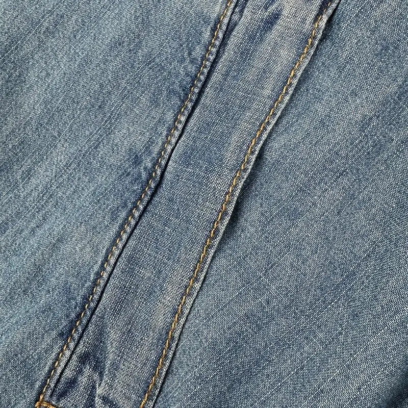 Logo-Embroidered Washed Denim Jacket D31022521 — view 8